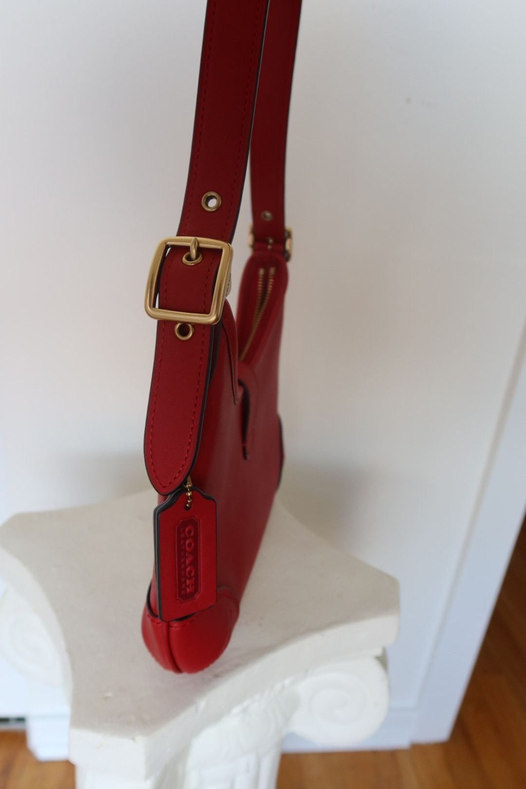 Coach Coach Hampton Hobo Bag in Ruby Red Size ONE SIZE - 2 Thumbnail