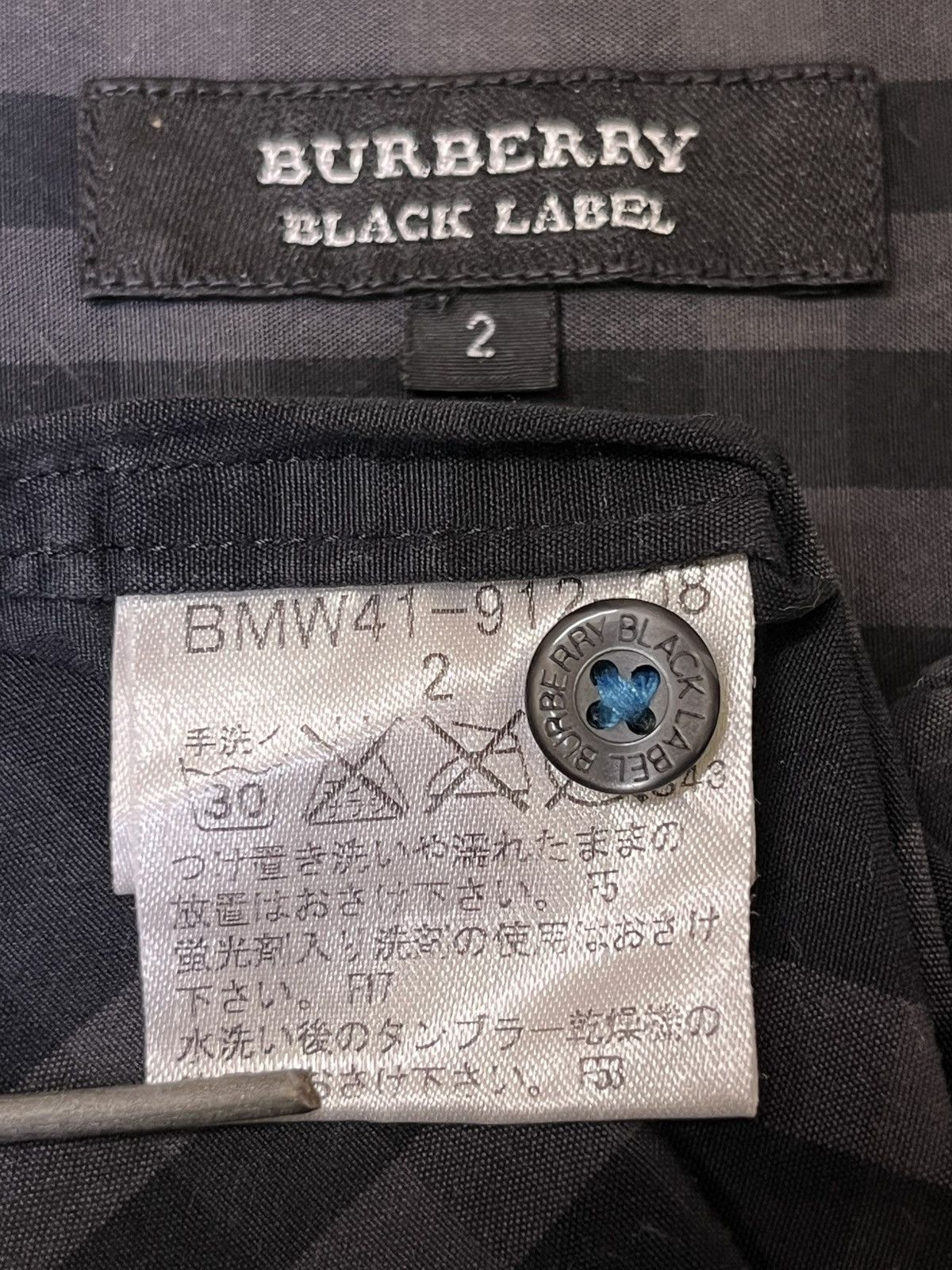 Burberry grail🔥Burberry black label check 3 quarter polo shirt Size US M / EU 48-50 / 2 - 15 Thumbnail