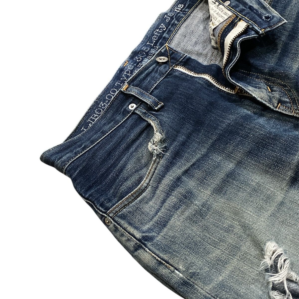 Number (N)ine Levis Number (N)ine Takahiro Miyashita Selvedge Jeans Size US 31 - 3 Thumbnail