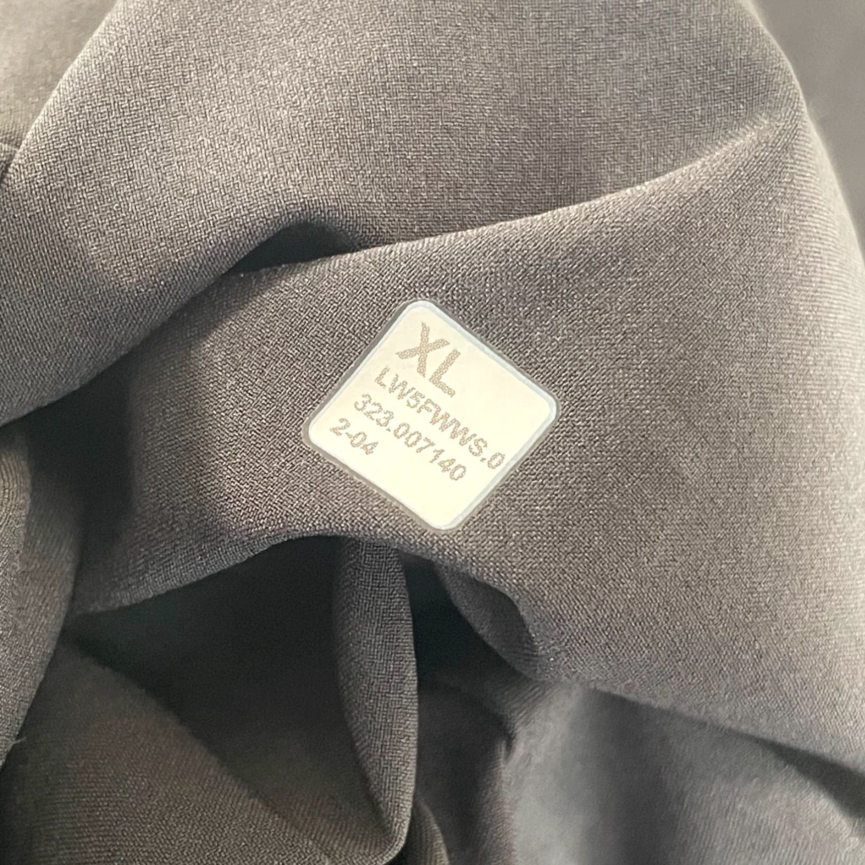 Lululemon VINTAGE Lululemon Luxtreme Mid-Rise Straight-Leg Trouser Women XL Black Wicking NWOT Size 40" / US 18 - 3 Thumbnail