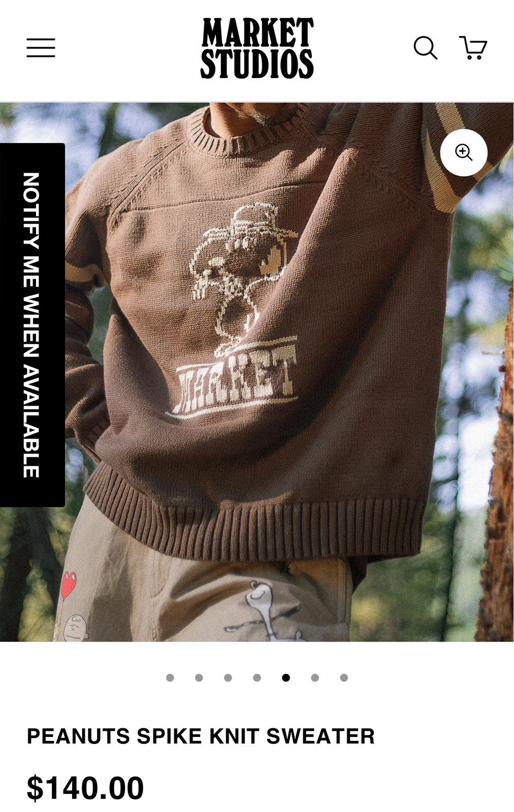Market × Peanuts PEANUTS X MARKET “Spike Knit” Size US XL / EU 56 / 4 - 4 Thumbnail