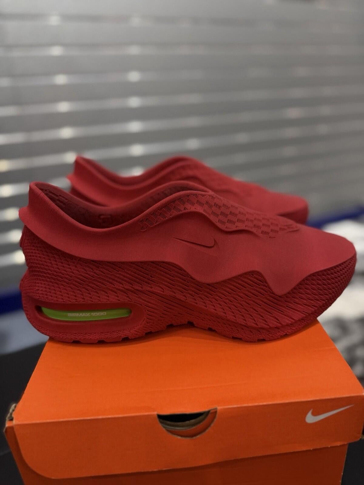 Nike Nike Air Max 1000 Red Atomic Green Authentic Runner Size 12 Size US 12 / EU 45 - 2 Thumbnail