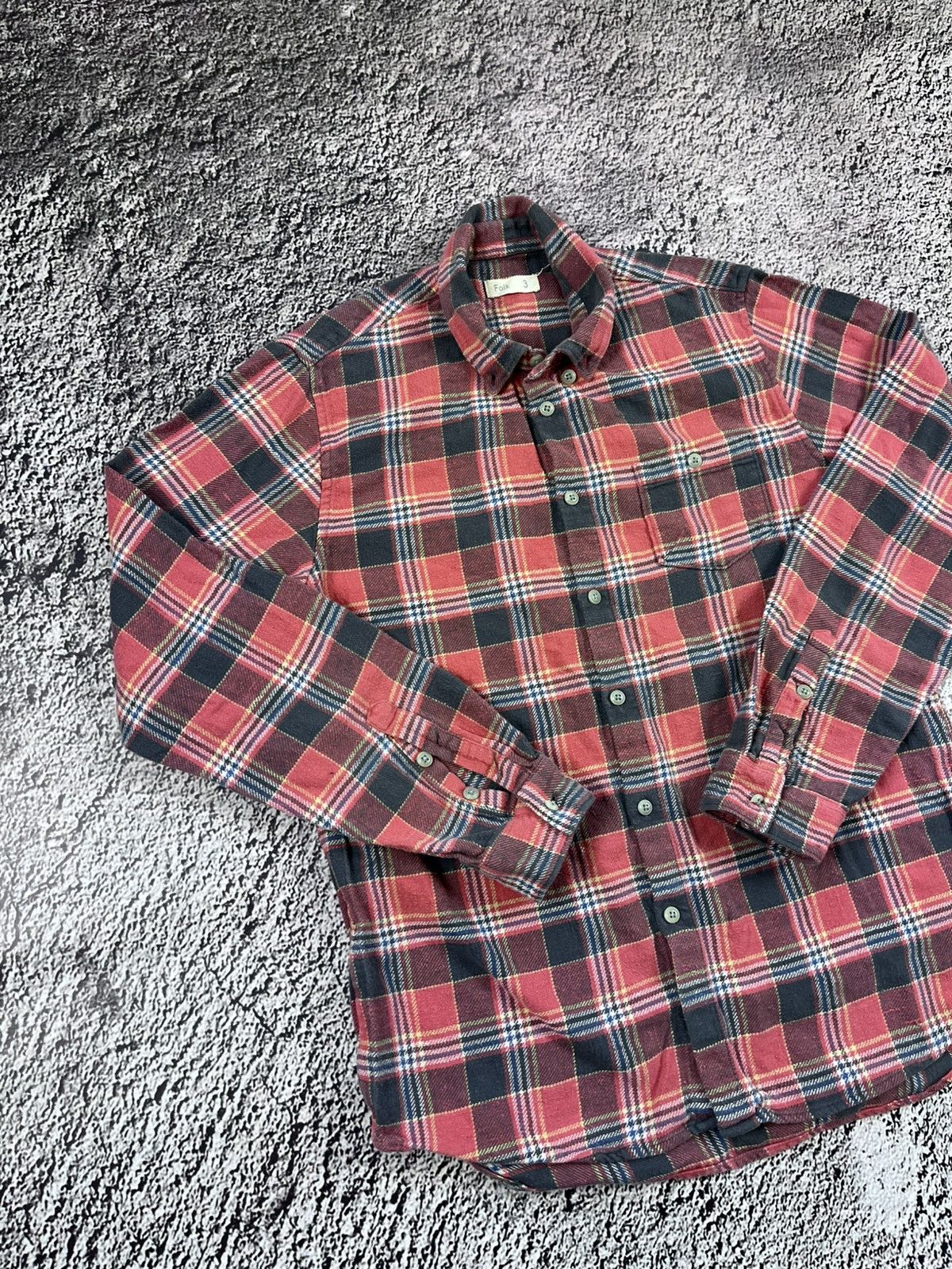 Folk Vintage Folk Flannel shirt streetwear Size 3 Size US M / EU 48-50 / 2 - 2 Thumbnail