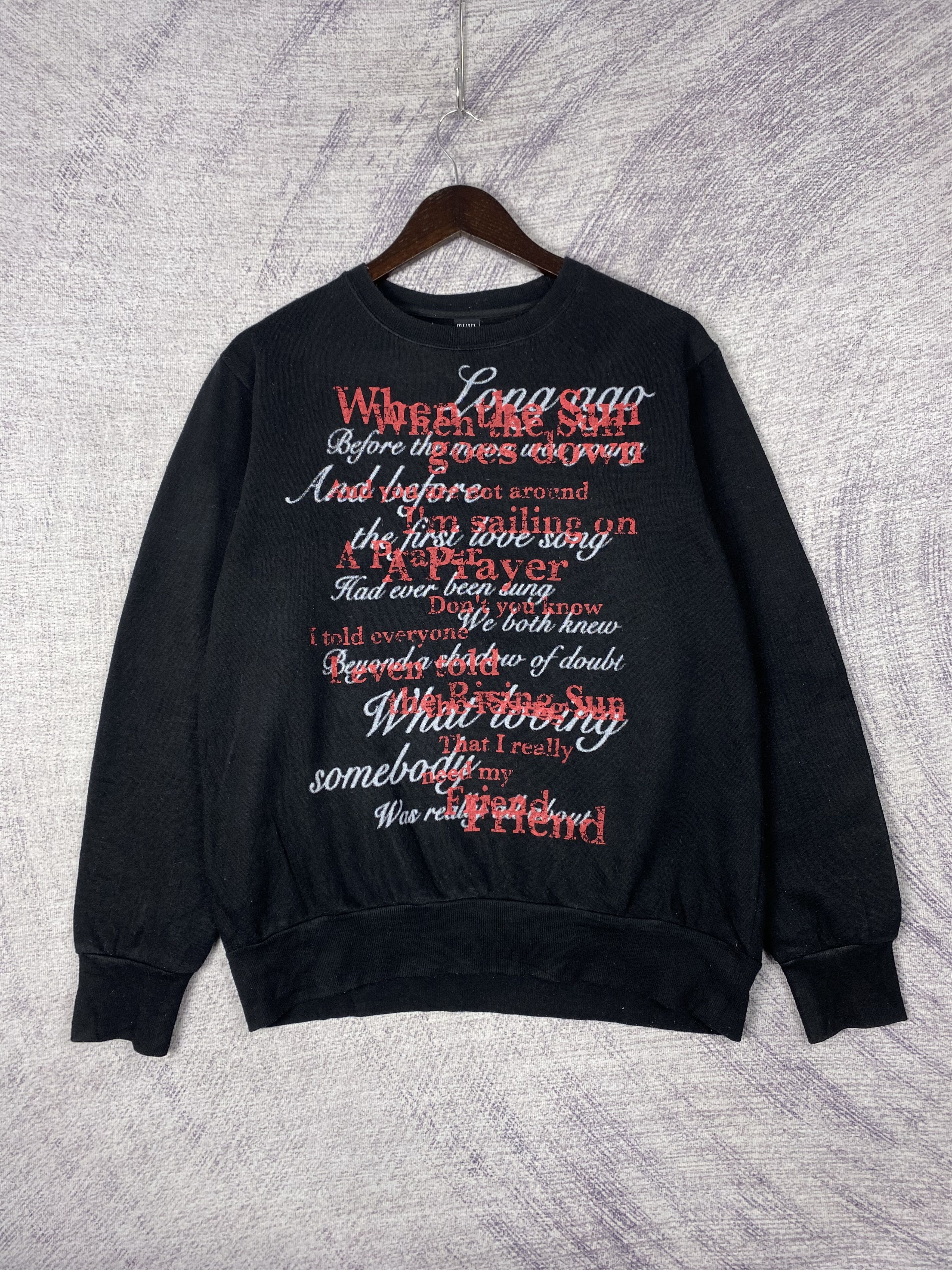 Japanese Brand Vintage TVW Crewneck Sweatshirts Size US L / EU 52-54 / 3 - 1 Thumbnail