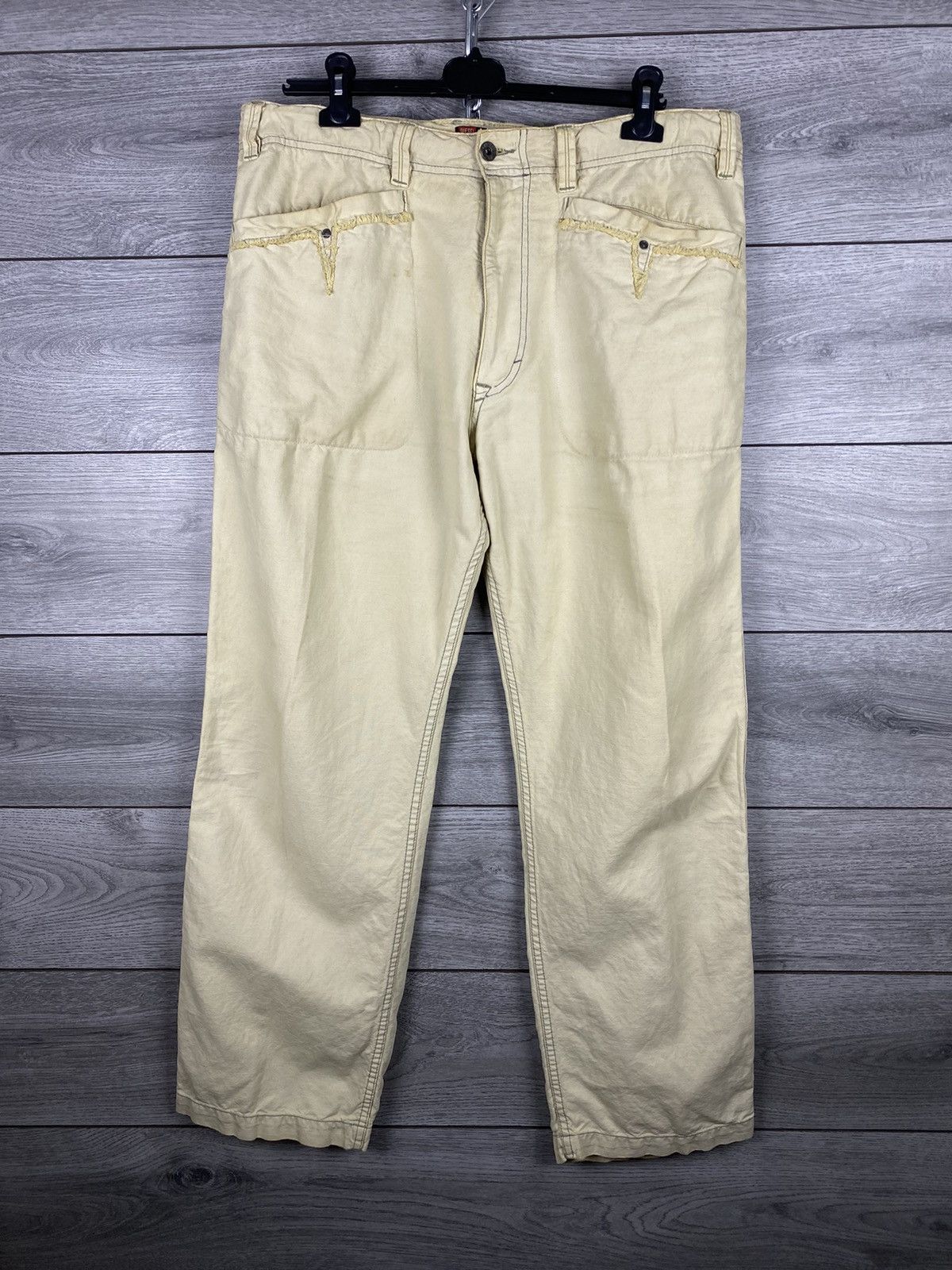 Diesel Mens Vintage Diesel Avant Garde Baggy Pants Size US 36 / EU 52 - 1 Thumbnail