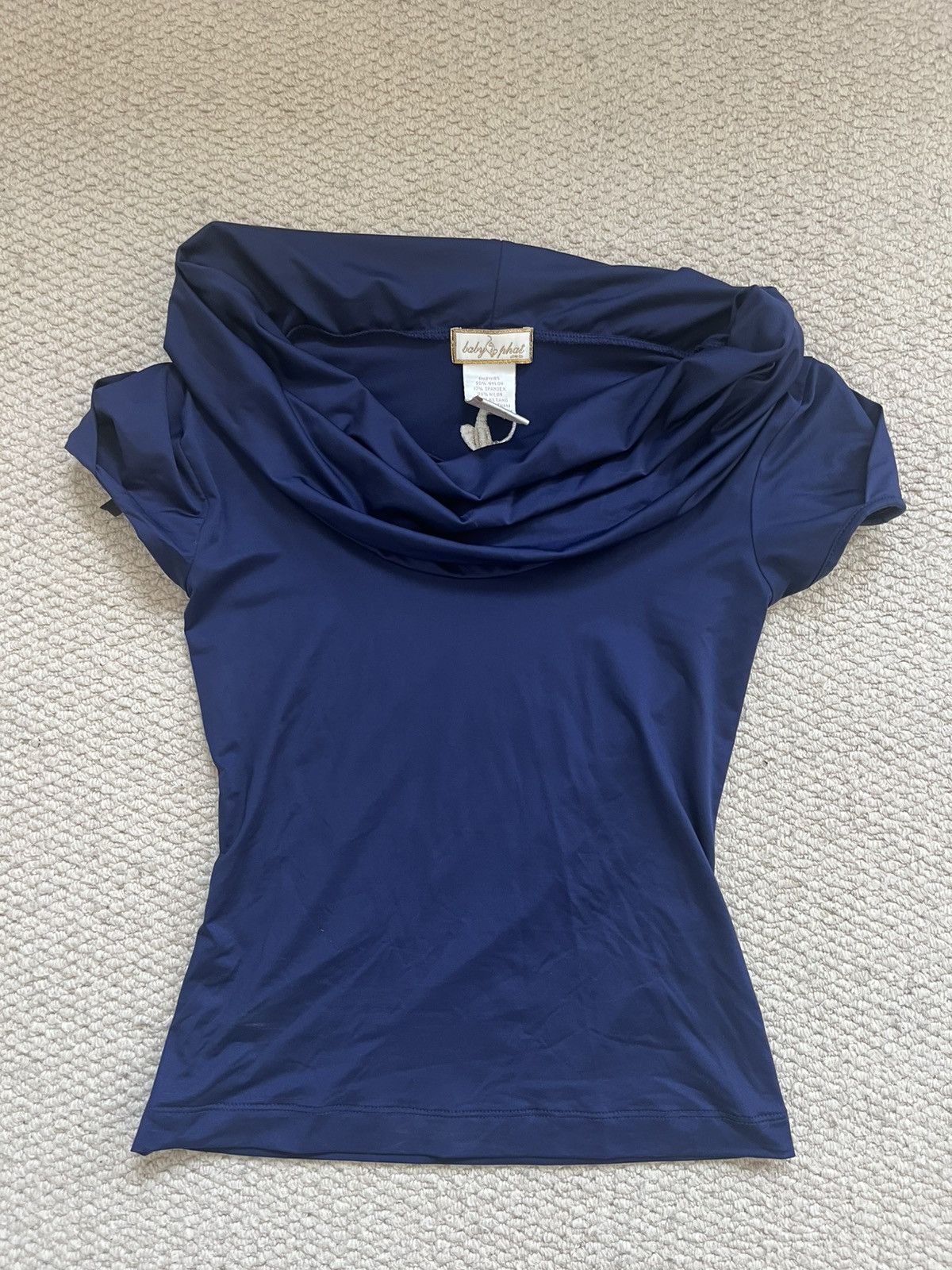 Vintage Baby Phat Cowl Neck Tee Size S / US 4 / IT 40 - 1 Thumbnail