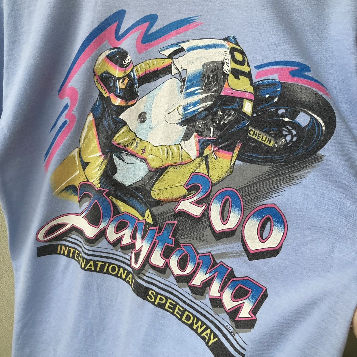 Other 90s Daytona 200 Racing USA Vintage T Shirt Streetwear Y2k Size US L / EU 52-54 / 3 - 5 Thumbnail