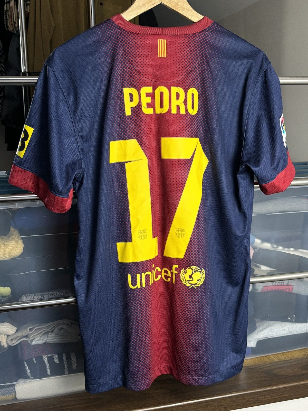 Nike Nike FC Barcelona FCB Soccer Jersey Pedro Size US M / EU 48-50 / 2 - 9 Thumbnail