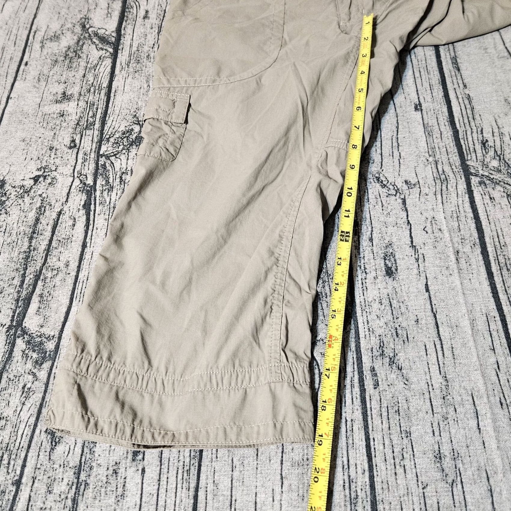 The North Face The North Face Women Pants Cropped 6 Beige Nylon Straight Regular Pocket Zipper Drawstring Button Logo Pockets Outdoor Hiking Beach Nature Sports Size 28" / US 6 / IT 42 - 8 Thumbnail