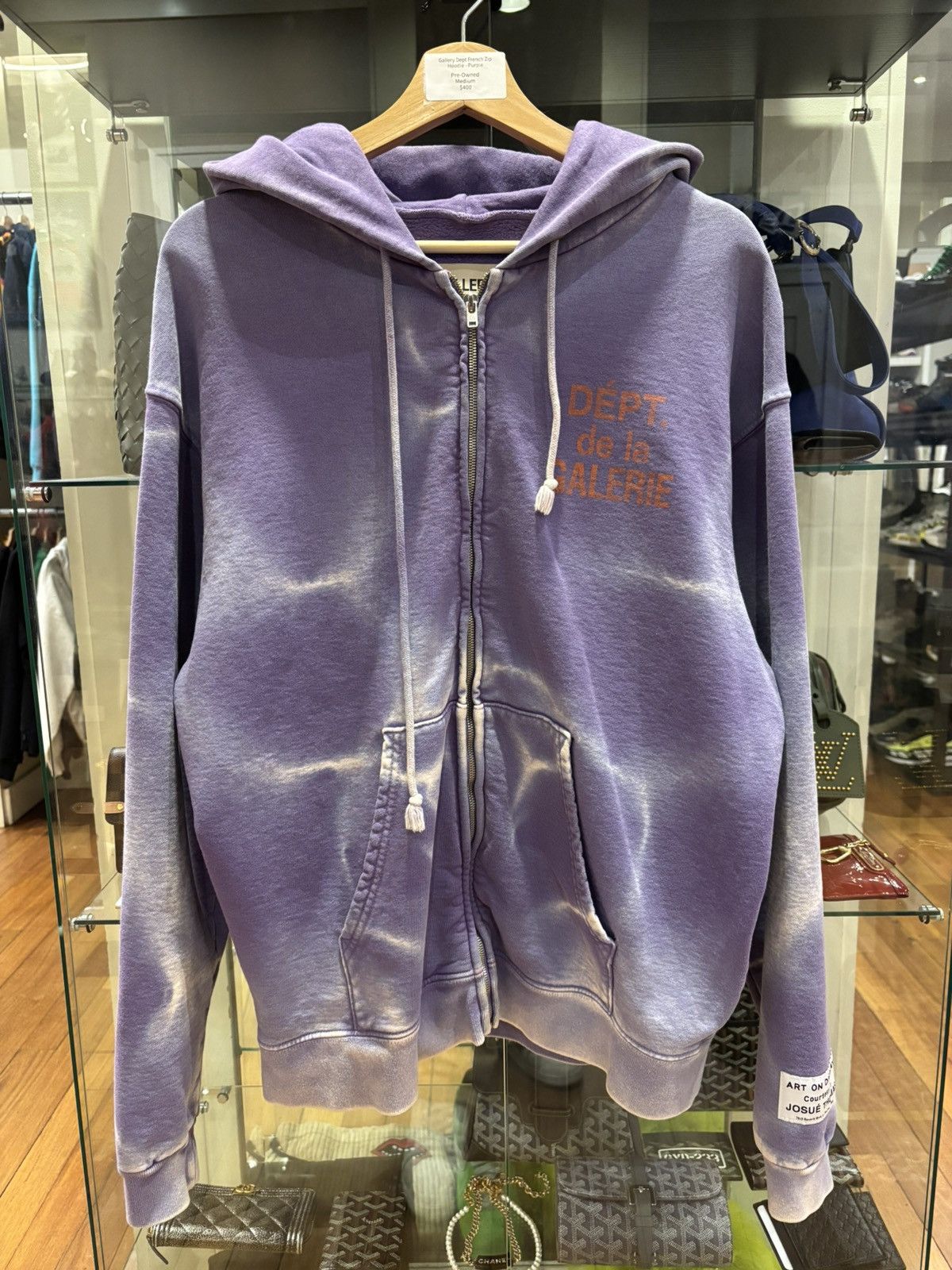 Gallery Dept. Gallery Dept. French Logo Zip Up Hoodie Size US M / EU 48-50 / 2 - 1 Thumbnail