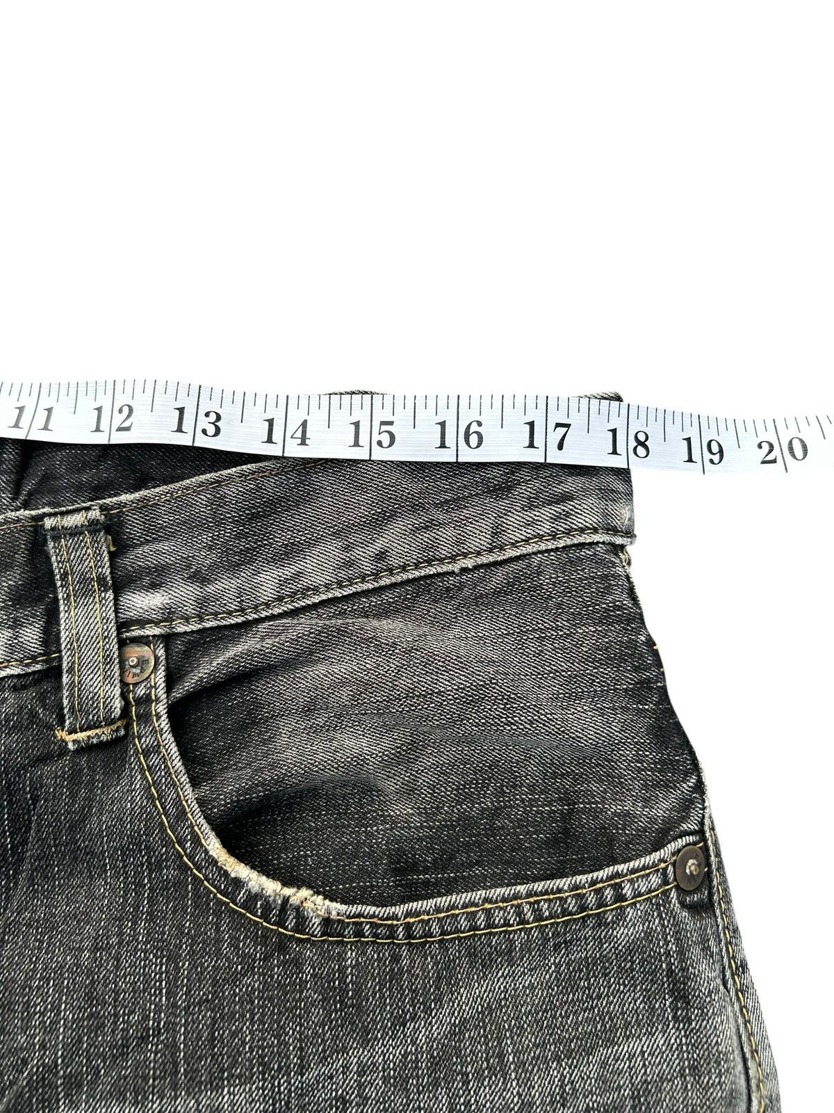 Kapital Thrashed Vintage Edwin 505V Selvedge Denim Jeans Size US 36 / EU 52 - 19 Thumbnail