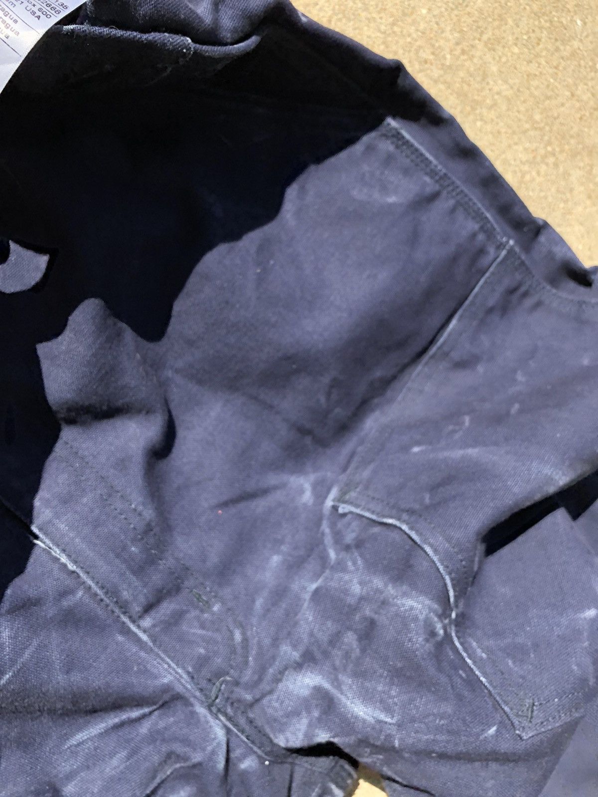 Carhartt × Vintage Carhartt Double Knee Bib Overalls fire fr - Size 36x30 Size US 36 / EU 52 - 4 Thumbnail