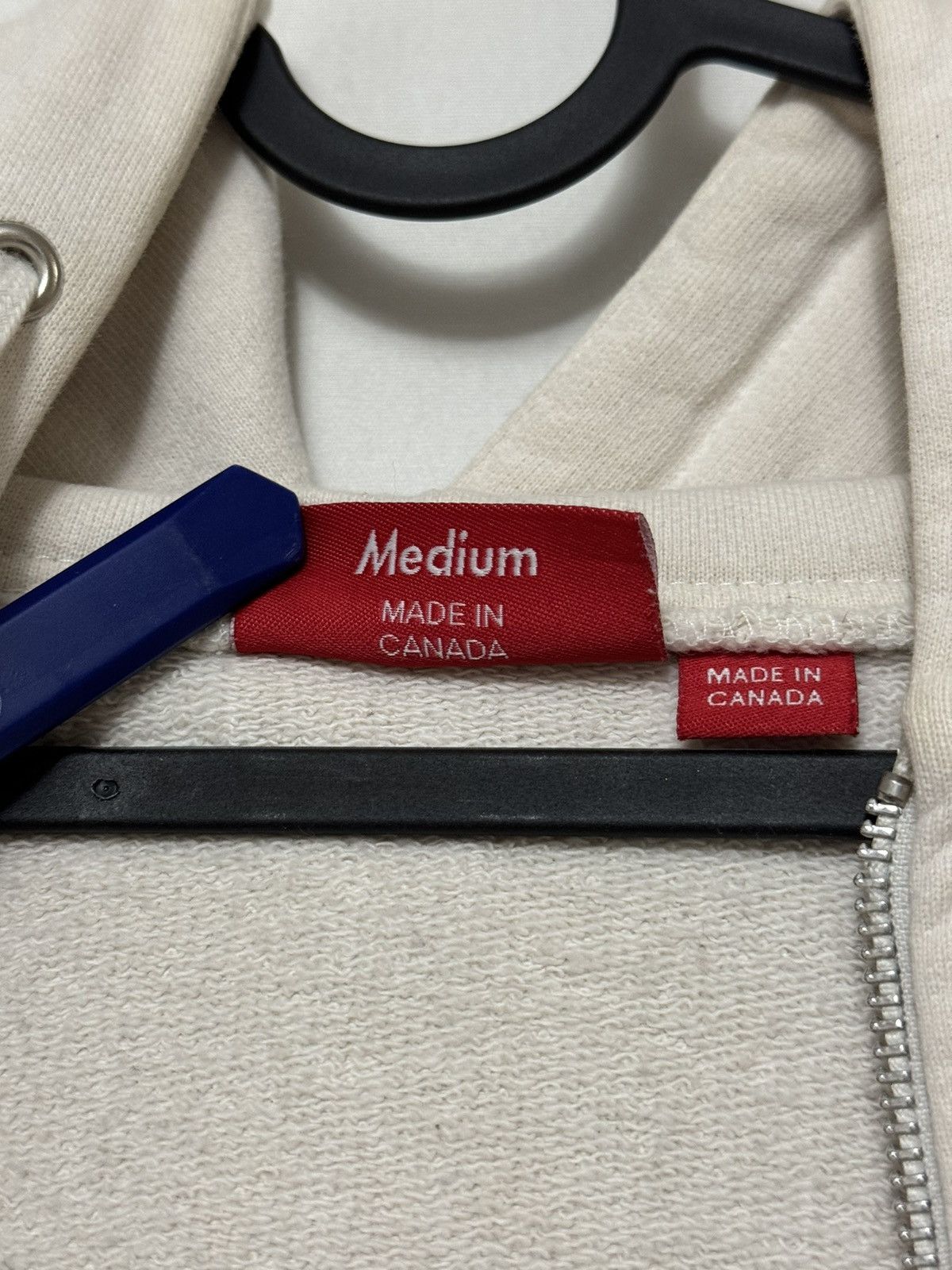 Supreme Supreme Small Box Logo Zip Up Jacket SZ Medium White💥 Size US M / EU 48-50 / 2 - 8 Thumbnail