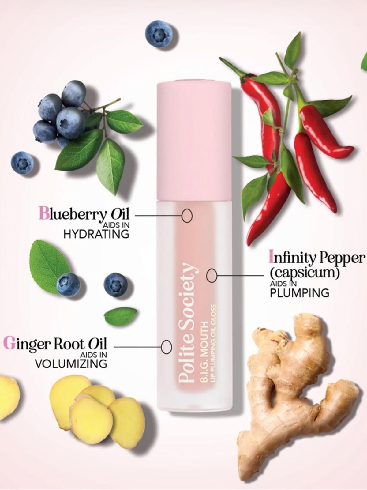 Other Polite Society / B.I.G. Mouth Lip Plumping Oil Gloss / OG Size ONE SIZE - 6 Thumbnail