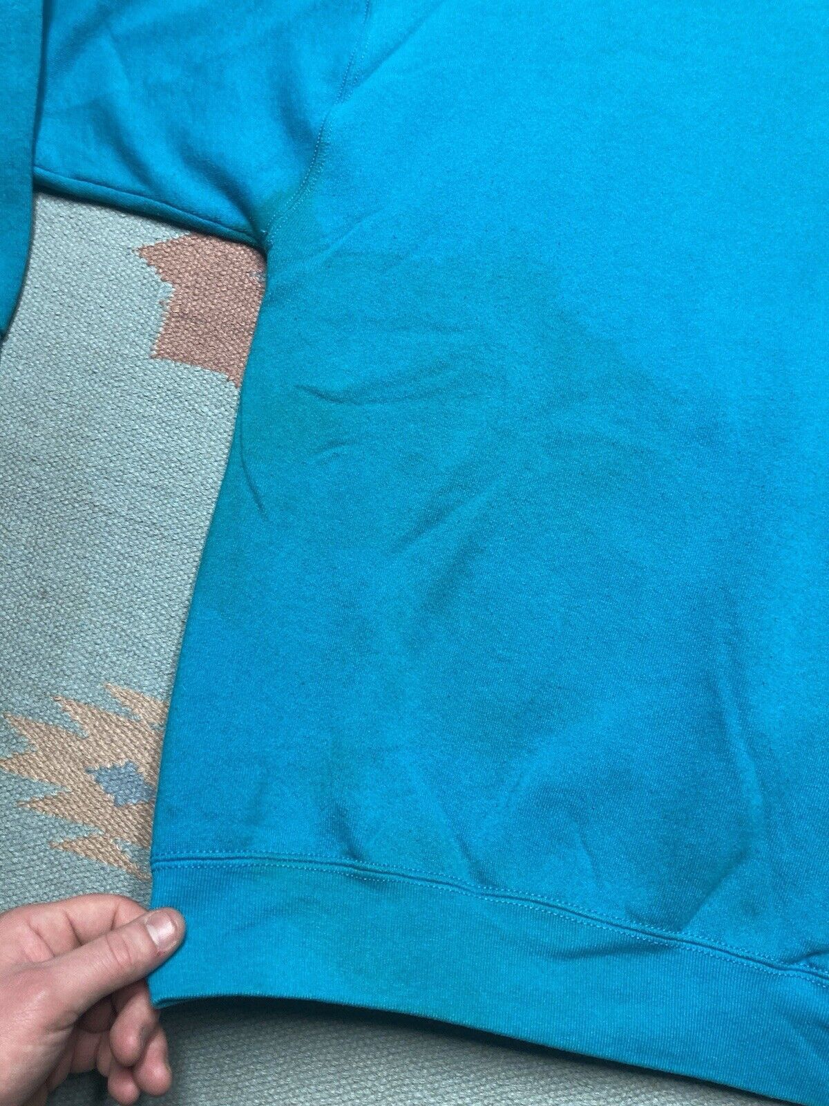 Vintage Vtg 90s crewneck sweatshirt blank plain pullover adult XL Size US XL / EU 56 / 4 - 3 Thumbnail