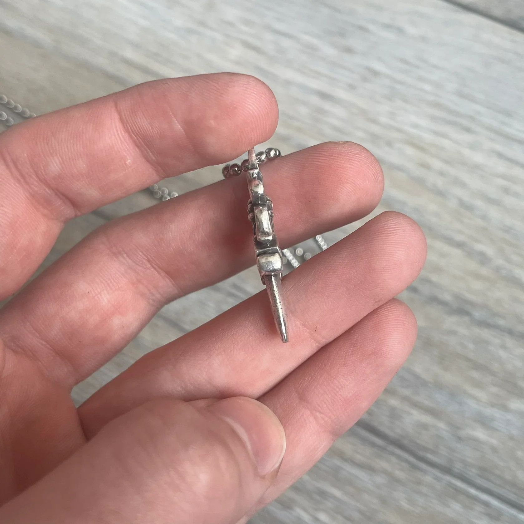 Chrome Hearts Chrome Hearts Dagger Zipper 925 Silver Necklace Size ONE SIZE - 6 Thumbnail