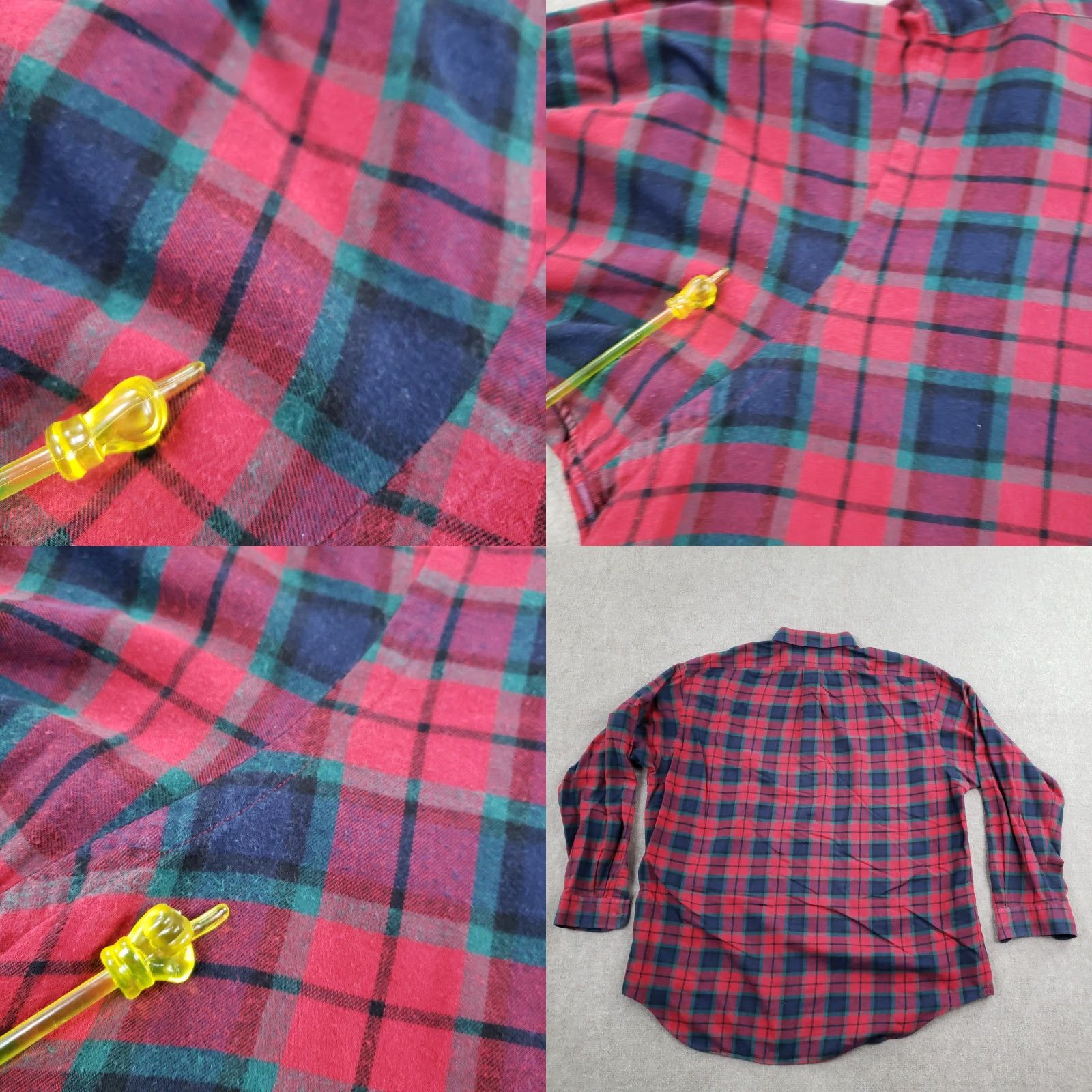 Ralph Lauren Ralph Lauren Shirt Mens Large Red Blue Plaid Button Up Long Sleeve Y2K Size US L / EU 52-54 / 3 - 8 Thumbnail