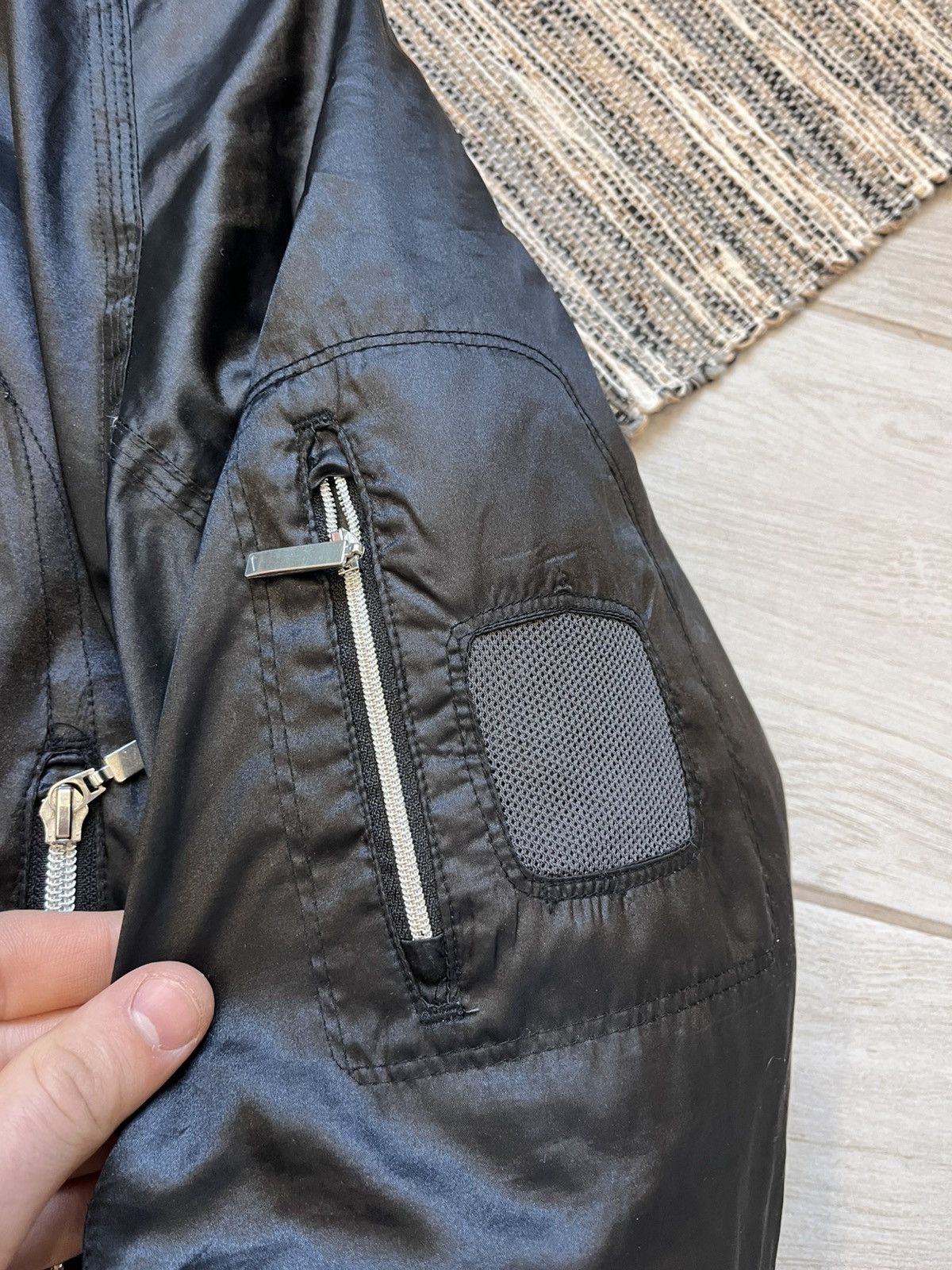 Nike × Vintage Rare Vintage Nike down jacket bomber black opium Alaska Size XL / US 12-14 / IT 48-50 - 9 Thumbnail
