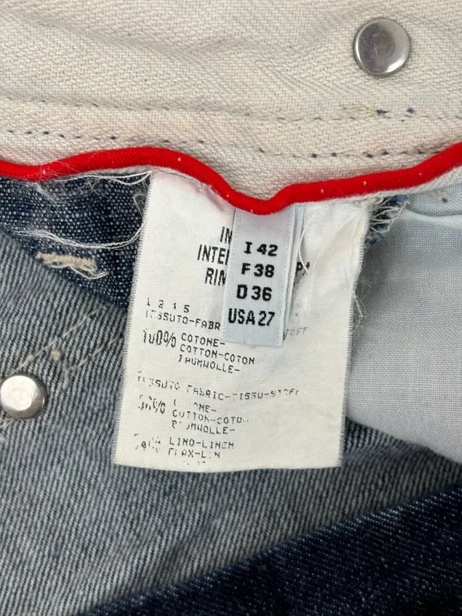 Marithe + Francois Girbaud 2000s Marithé + François Girbaud Multi-Patchwork Design Blue Denim Jeans Size 26" / US 2 / IT 38 - 13 Thumbnail