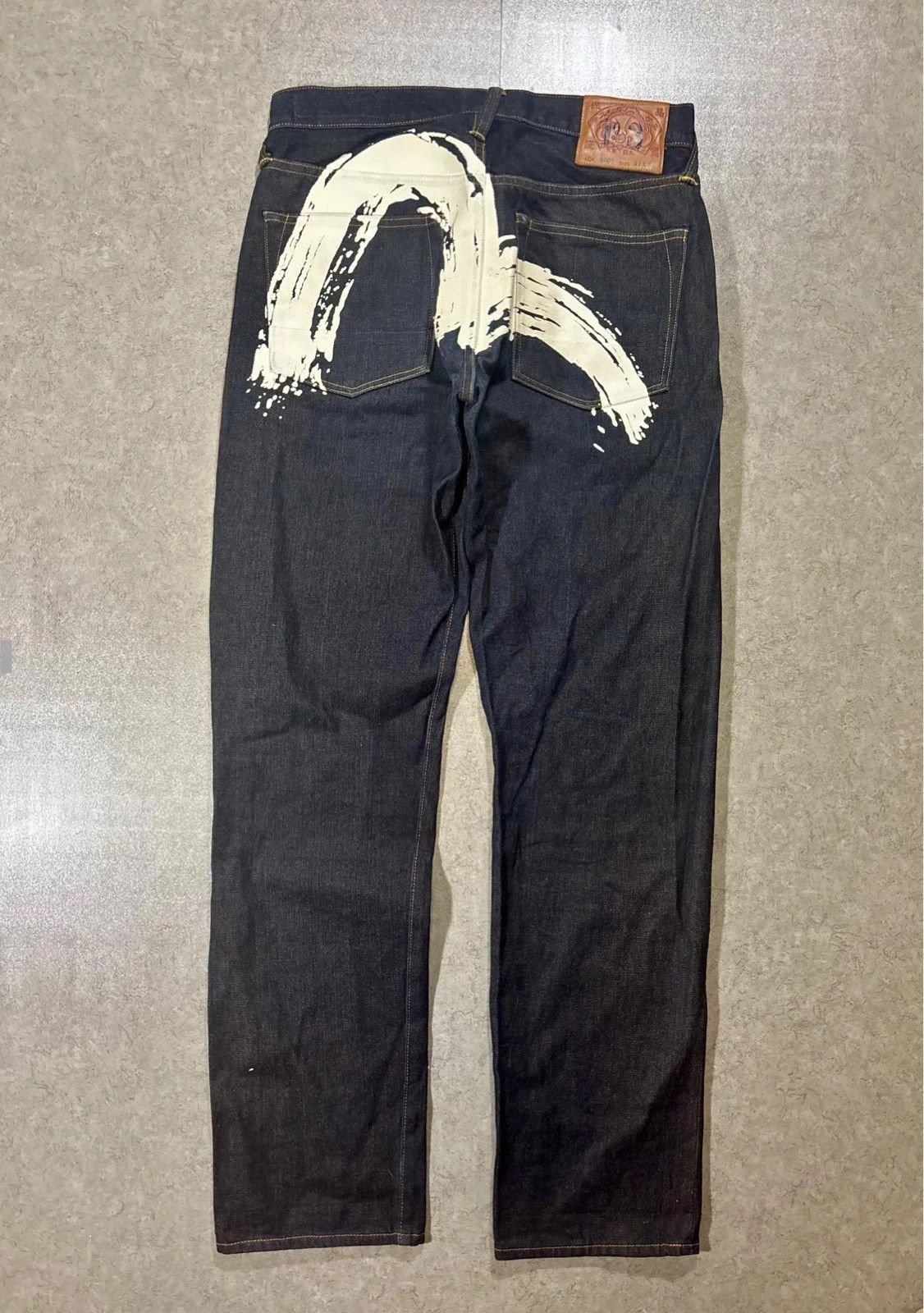 Japanese Brand Evisu jeans baggy daicock big seagull Size US 34 / EU 50 - 1 Thumbnail