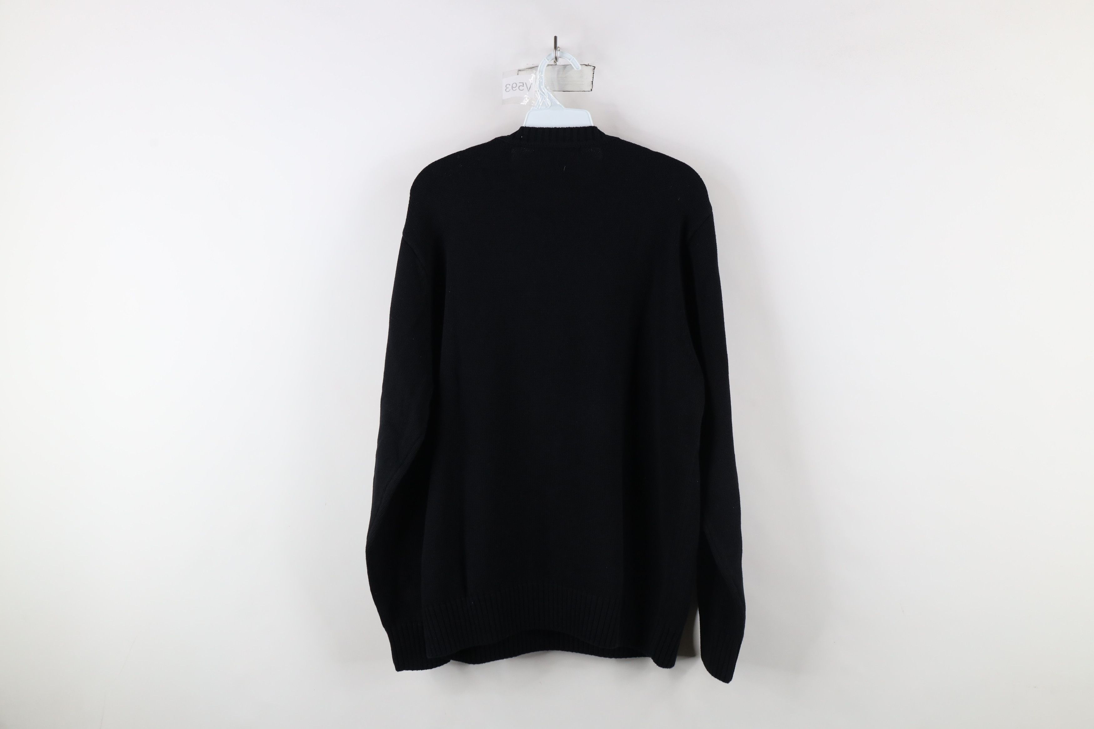 Vintage Vintage 90s Streetwear Cotton Argyle Diamond Knit Sweater Size US L / EU 52-54 / 3 - 7 Thumbnail