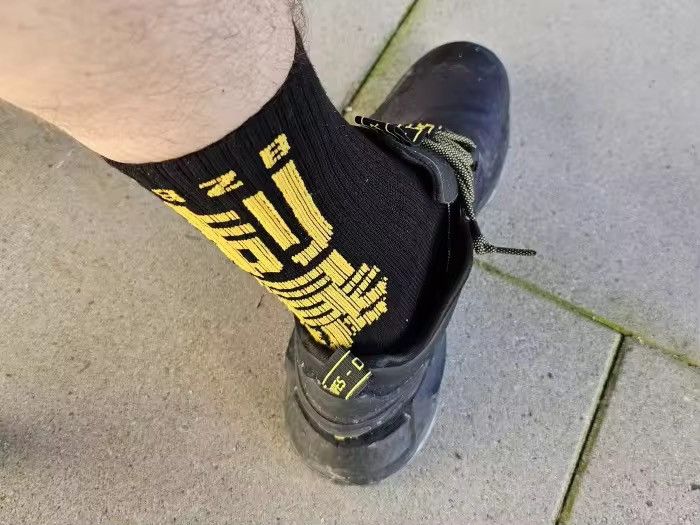 Converse × Happy Socks Hip Hop Chinese Characters Skateboard Cotton Socks (1 pairs) Size ONE SIZE - 4 Thumbnail