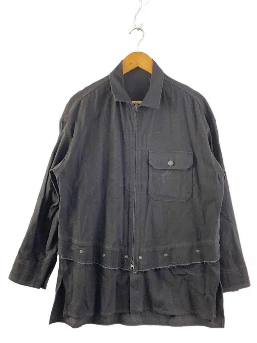 Yohji Yamamoto Layered Zip Cotton Jacket Size US S / EU 44-46 / 1 - 1 Thumbnail