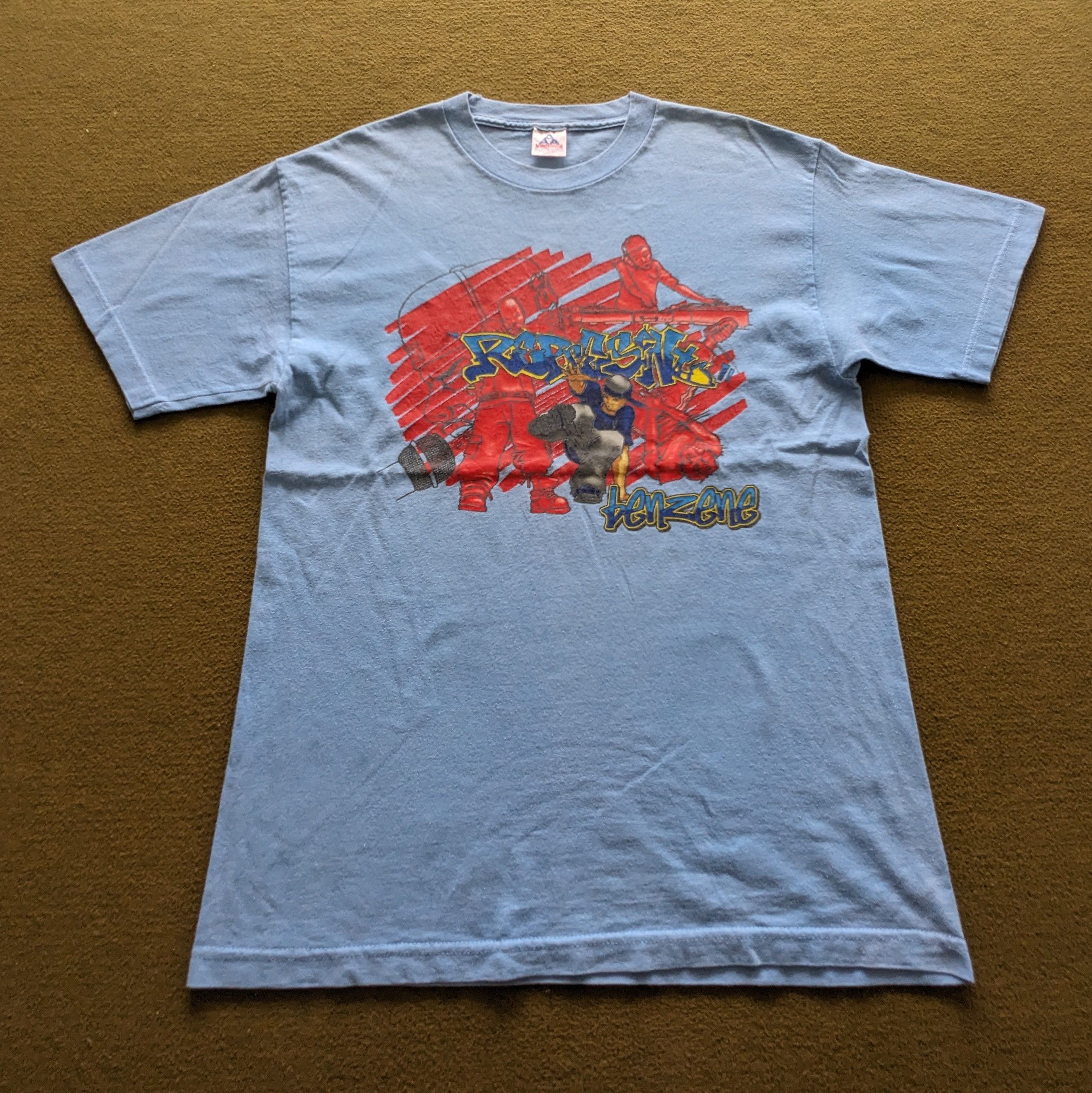Vintage Vintage REPRESENT BENZENE Hip Hop T-shirt Size US M / EU 48-50 / 2 - 1 Thumbnail