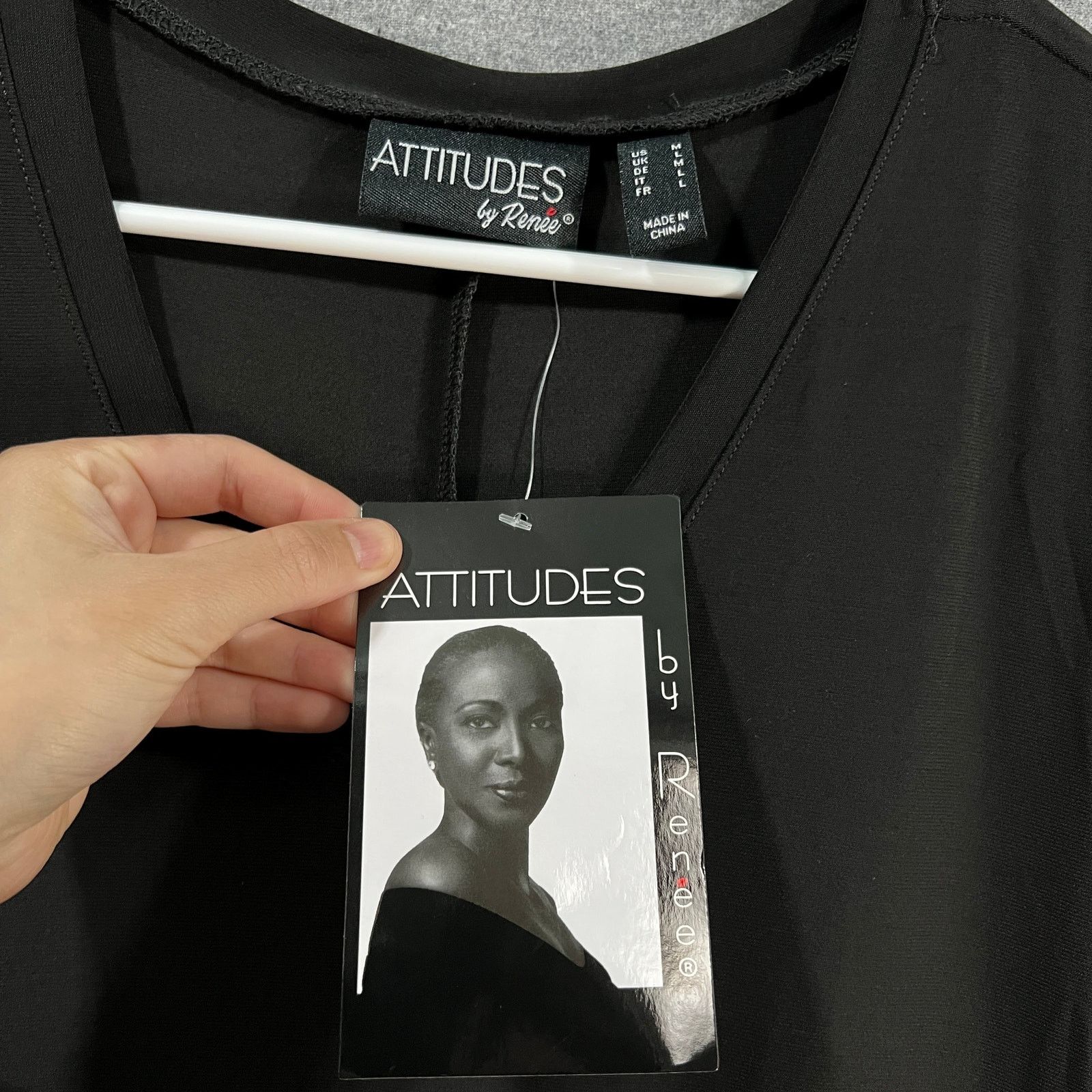 Other Attitudes by Renee Regular Como Jersey Godet Midi Dress Size M / US 6-8 / IT 42-44 - 3 Thumbnail