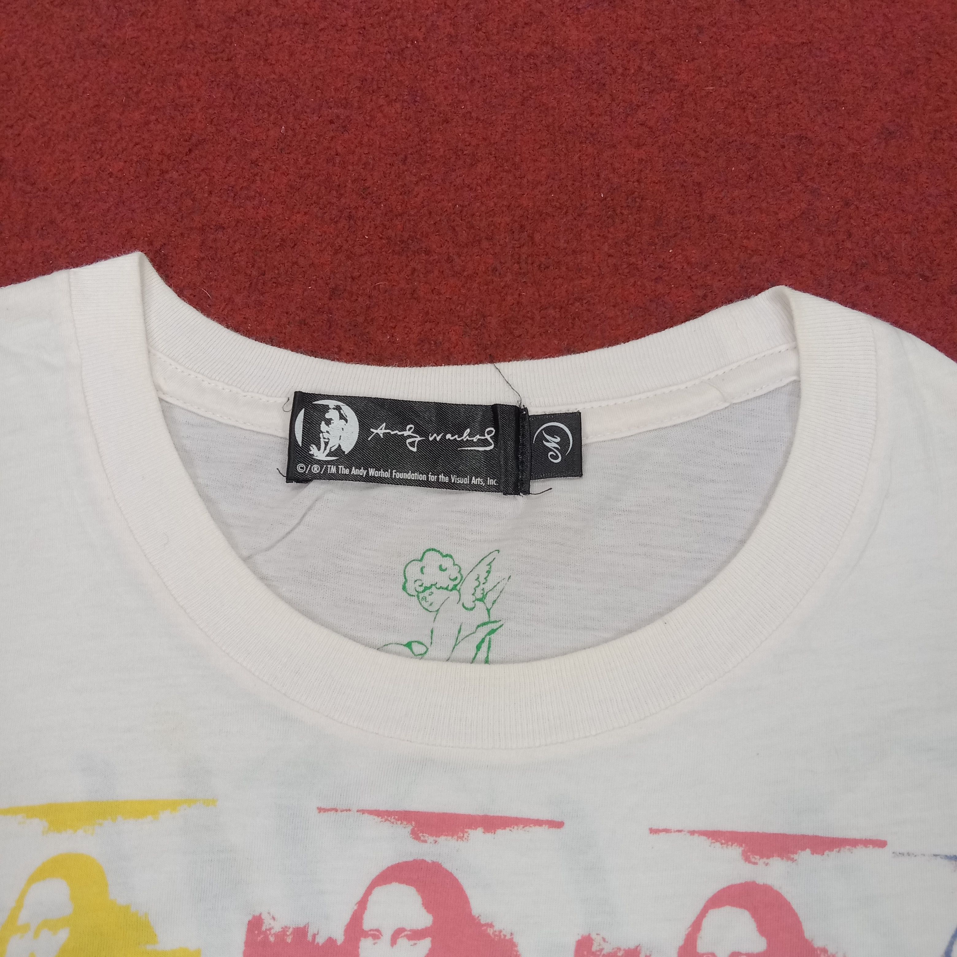 Hysteric Glamour × Japanese Brand × Vintage Hysteric Glamour X Andy Warhol Streetwear Custom Art Tshirt Size US M / EU 48-50 / 2 - 7 Thumbnail