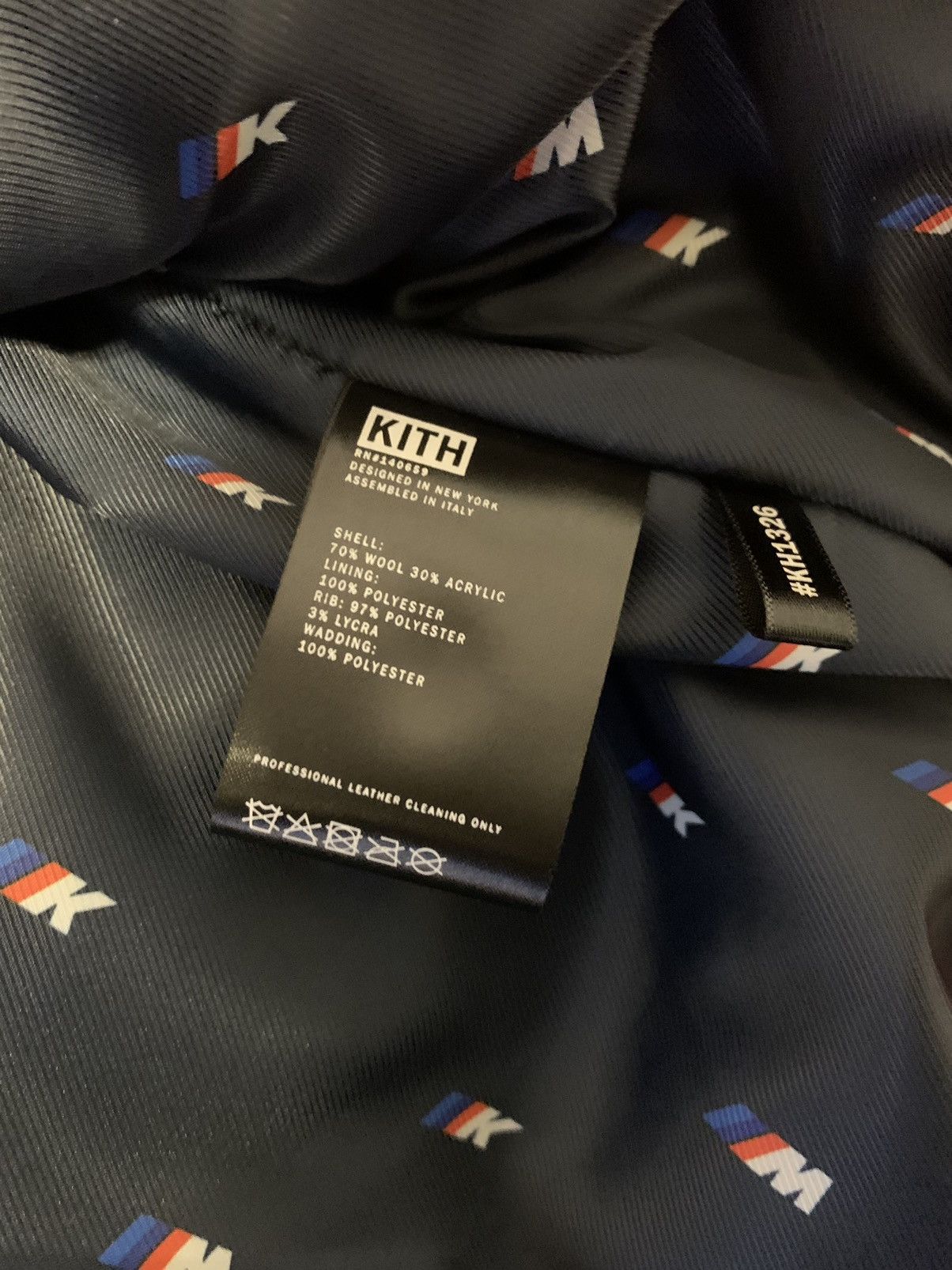 BMW Kith x BMW (Ronnie Fieg) Red Wool Bomber Size US M / EU 48-50 / 2 - 9 Thumbnail