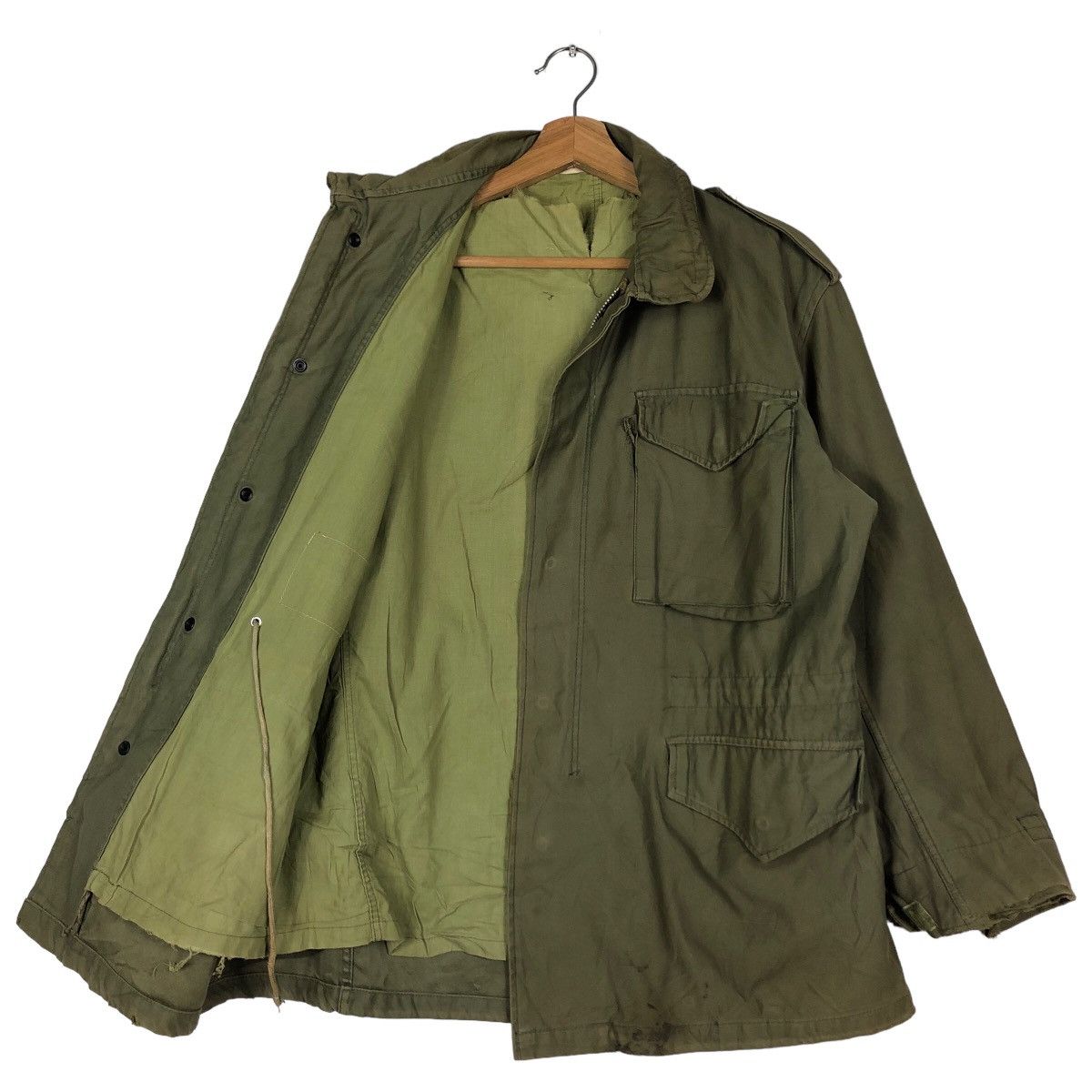Vintage 🔥Vintage Cargo Jacket Multi Pockets Military Jacket USA Size US M / EU 48-50 / 2 - 11 Thumbnail