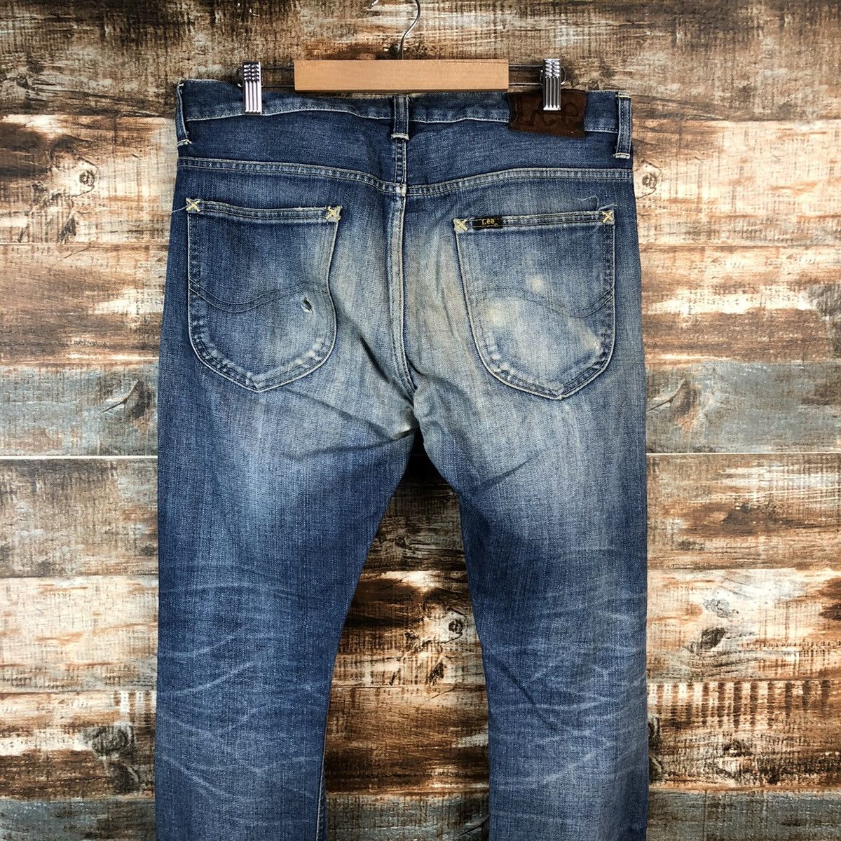 Lee DL Lee Vintage Blue Denim Pants #C183 Size US 33 - 13 Thumbnail
