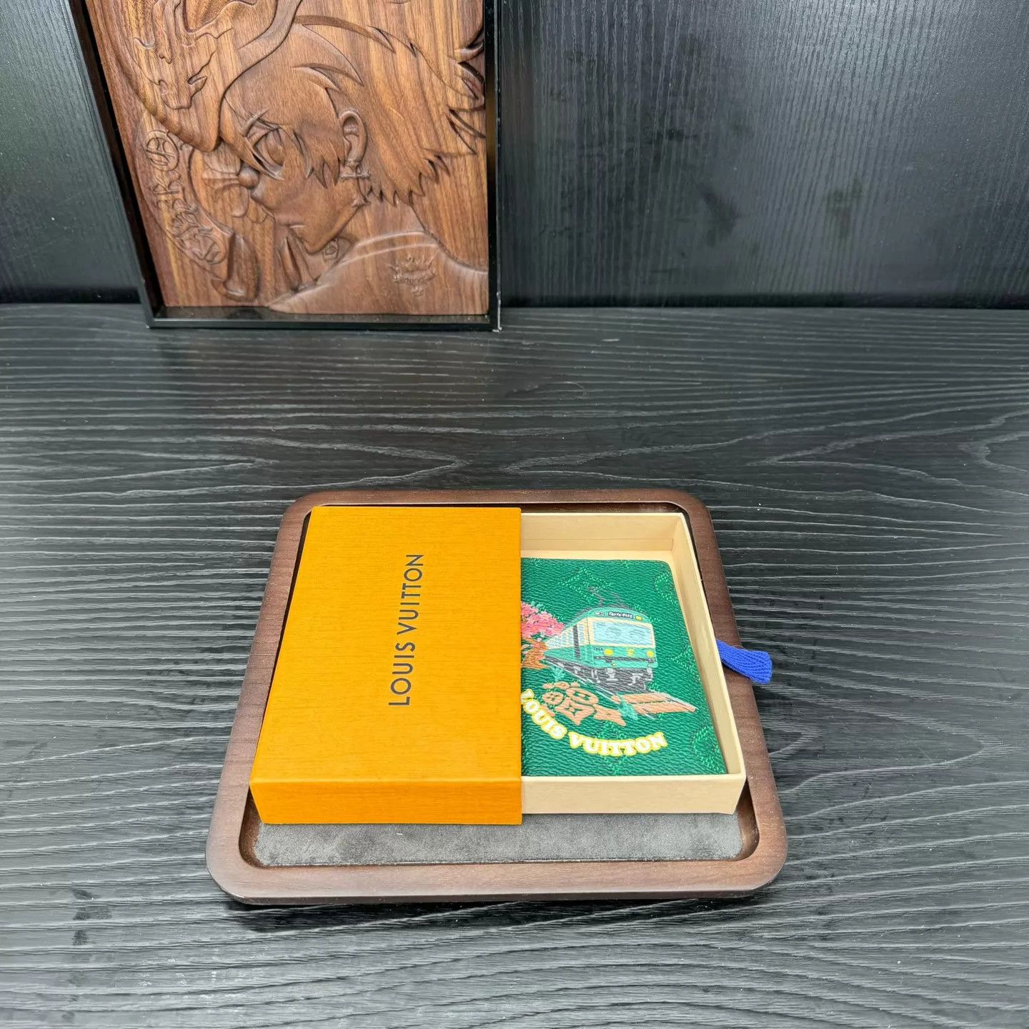 Louis Vuitton LV X NIGO Green Limited Card Holder OS Size ONE SIZE - 1 Thumbnail