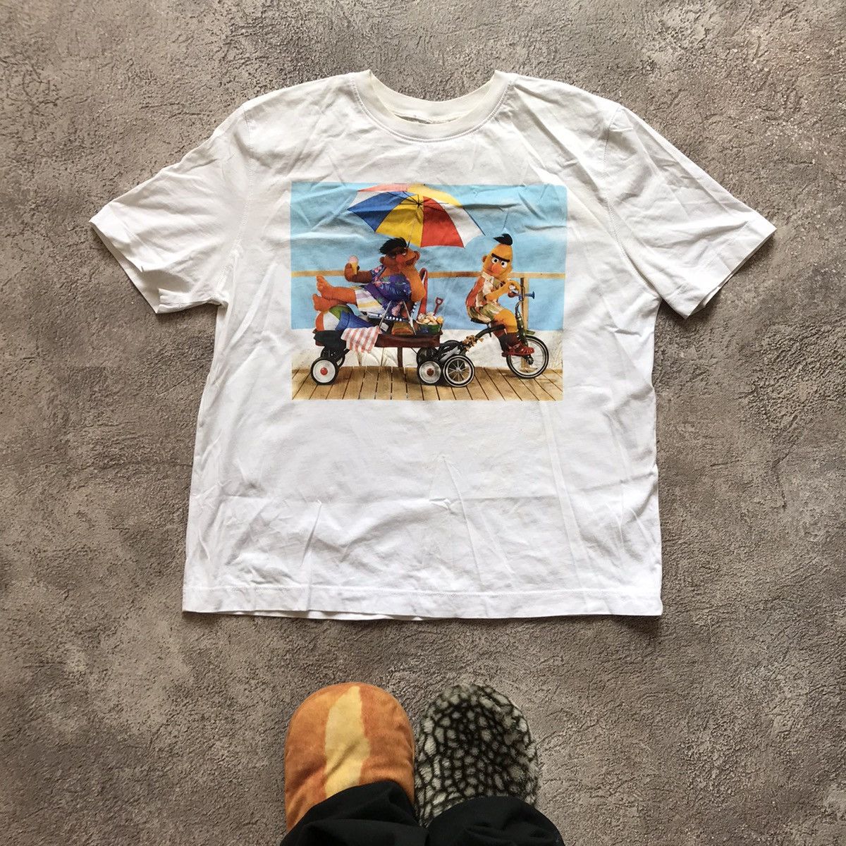 Vintage Vintage Y2K Graphic Tee Sun Faded Beach Vacation Streetwear Size US S / EU 44-46 / 1 - 1 Thumbnail