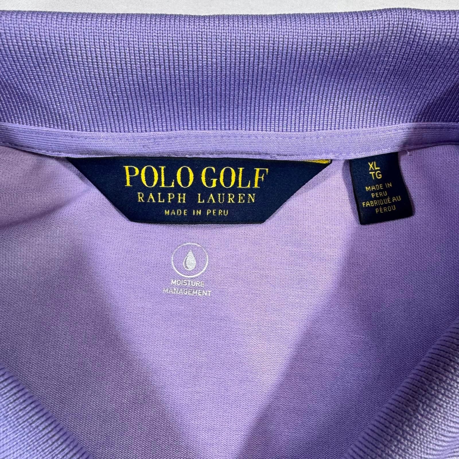 Polo Ralph Lauren RALPH LAUREN POLO GOLF Men's XL Short Sleeve Light Purple Size US XL / EU 56 / 4 - 3 Thumbnail