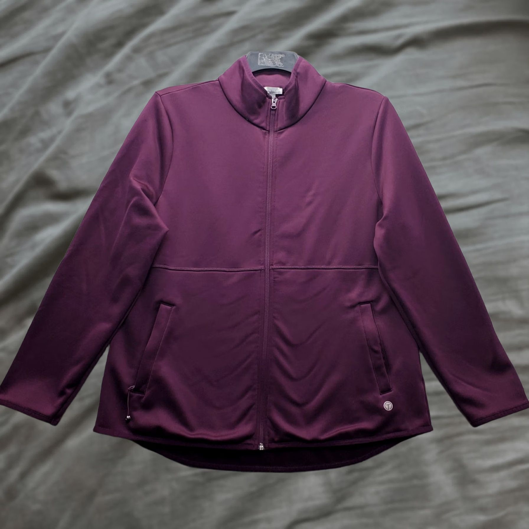 Talbots Talbots Jacket Women XL Purple Fleece Lined Stretch Mock Neck Zip Up Outdoor EUC Ladies XL Purple Talbots Jacket Outdoor EUC Size XL / US 12-14 / IT 48-50 - 1 Thumbnail