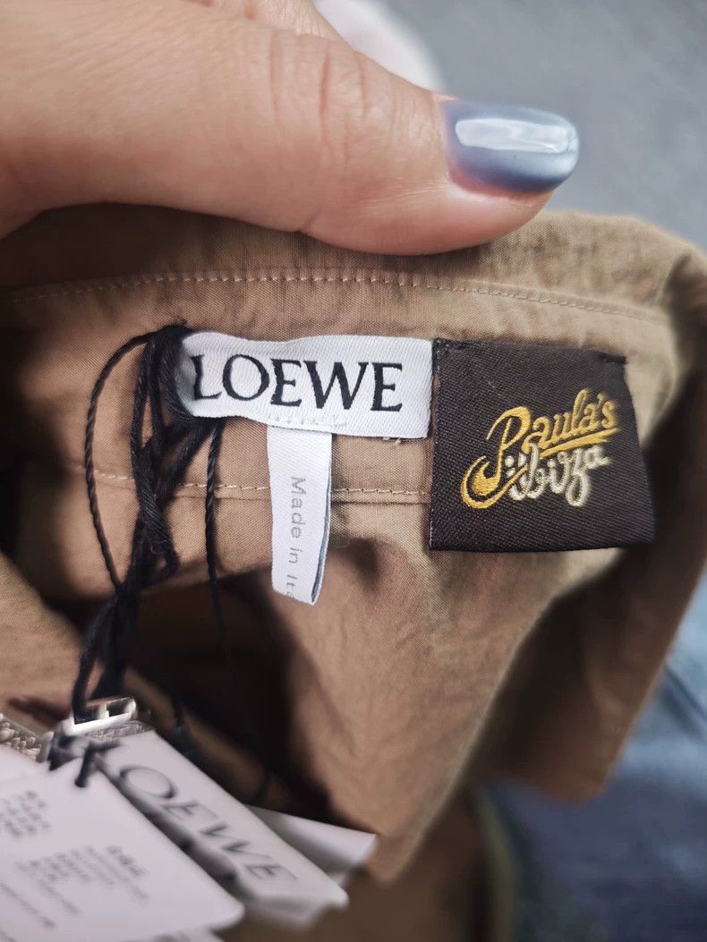 Loewe LOEWE SS24 Logo embroidered loose collar single button lon Size 4XL / US 24-26 - 3 Thumbnail