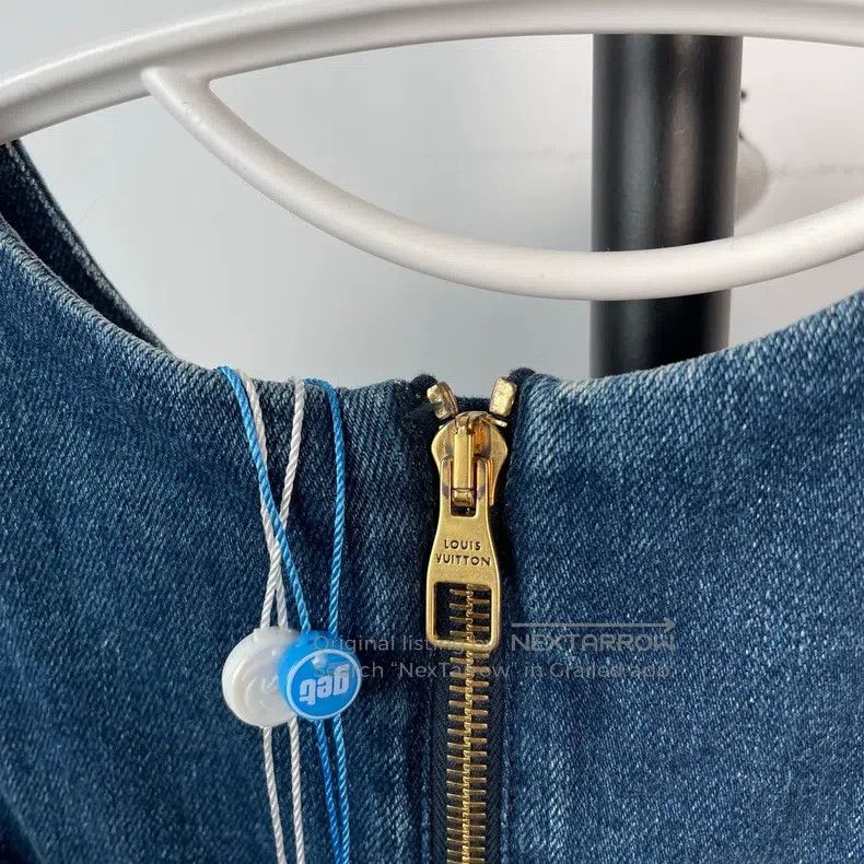 Louis Vuitton Louis Vuitton Denim Dress Size XS / US 0-2 / IT 36-38 - 4 Thumbnail