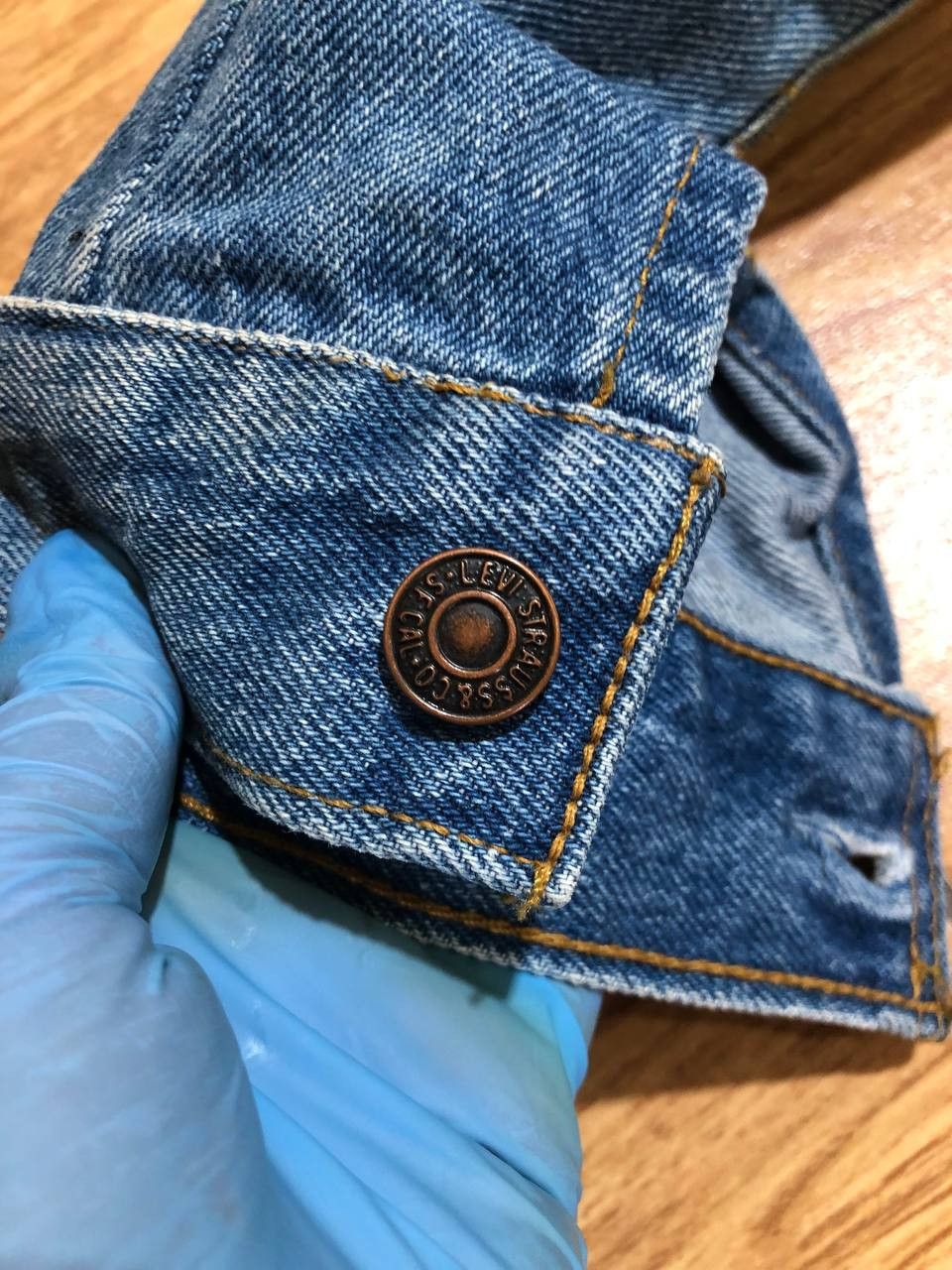 Levi's Vintage Levi's Denim Blue Jean Trucker Jacket Size XS / US 0-2 / IT 36-38 - 5 Thumbnail