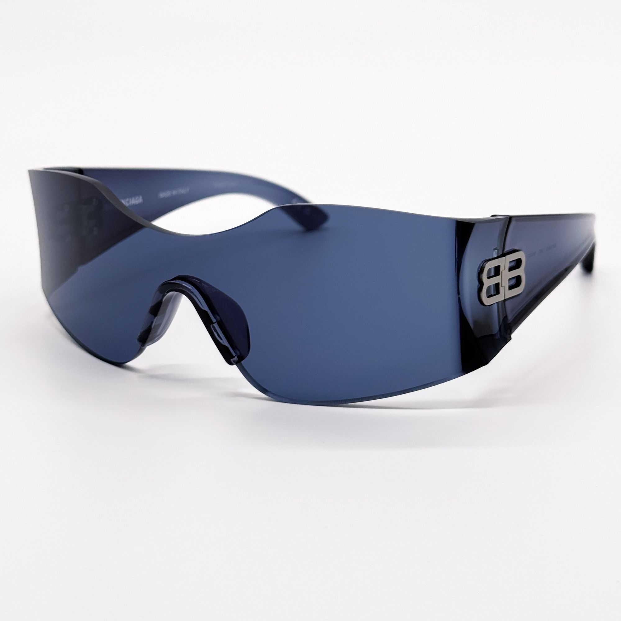 Balenciaga NEW BALENCIAGA BB0292S 002 SUNGLASSES BLUE UNISEX GEOMETRIC Size ONE SIZE - 2 Thumbnail