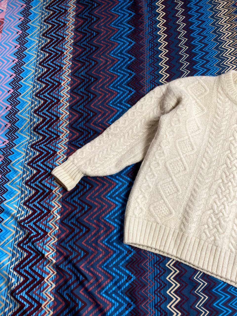 Vintage Y2K streetwear Vintage BLARNEY Sweaters white Size US M / EU 48-50 / 2 - 6 Thumbnail