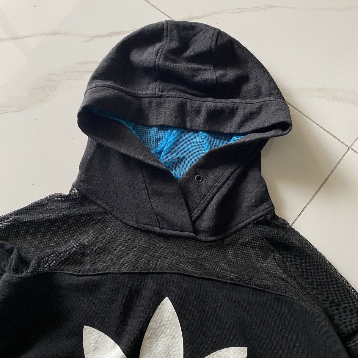 Adidas Rare Adidas Originals x Rita Ora 090 Mesh Panel Hoodie Size XL / US 12-14 / IT 48-50 - 5 Thumbnail