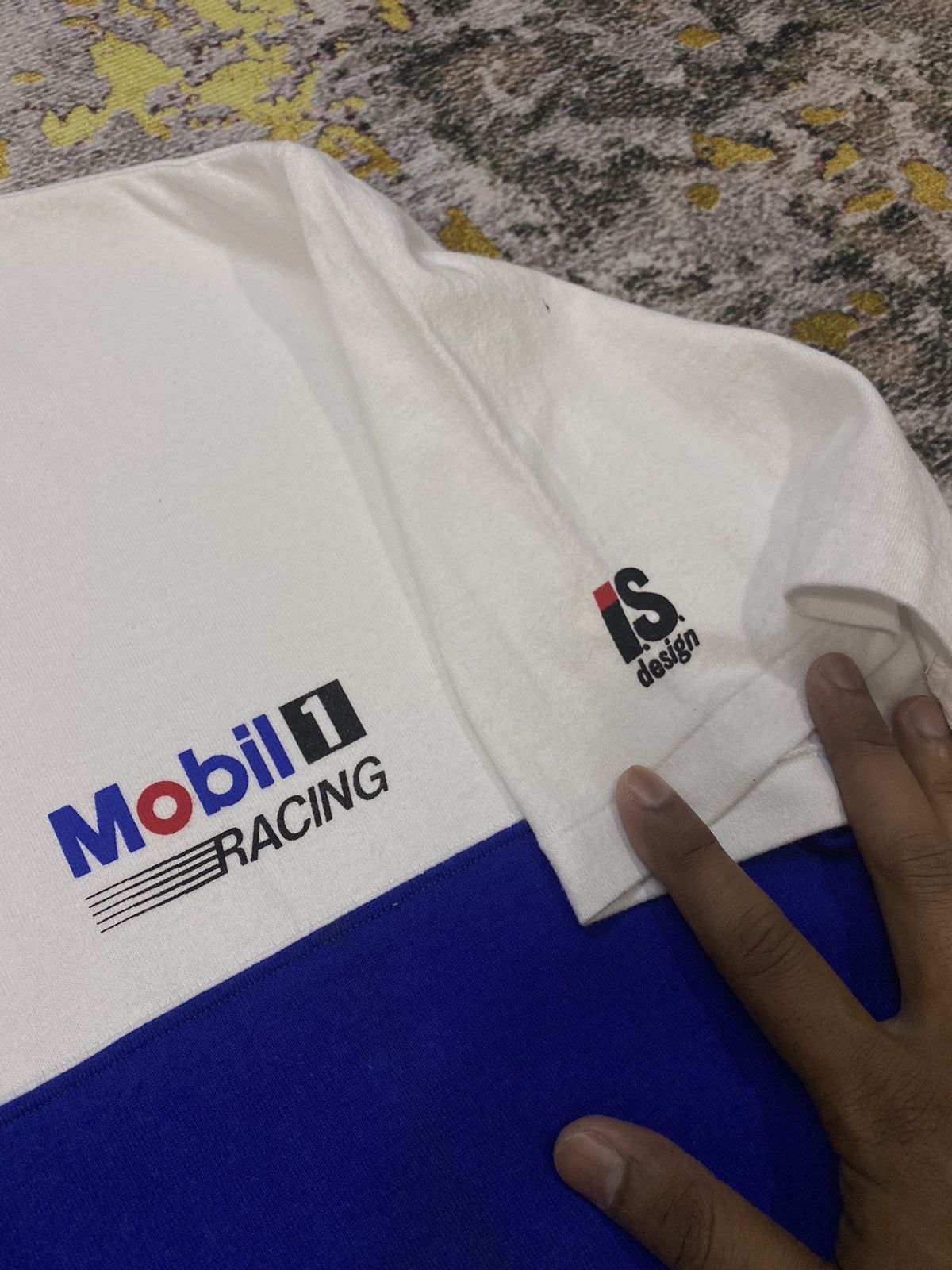 Issey Miyake 🔥 Rare 🔥 Vintage Issey Miyake x Mobile 1 Racing Tshirt Size US L / EU 52-54 / 3 - 5 Thumbnail