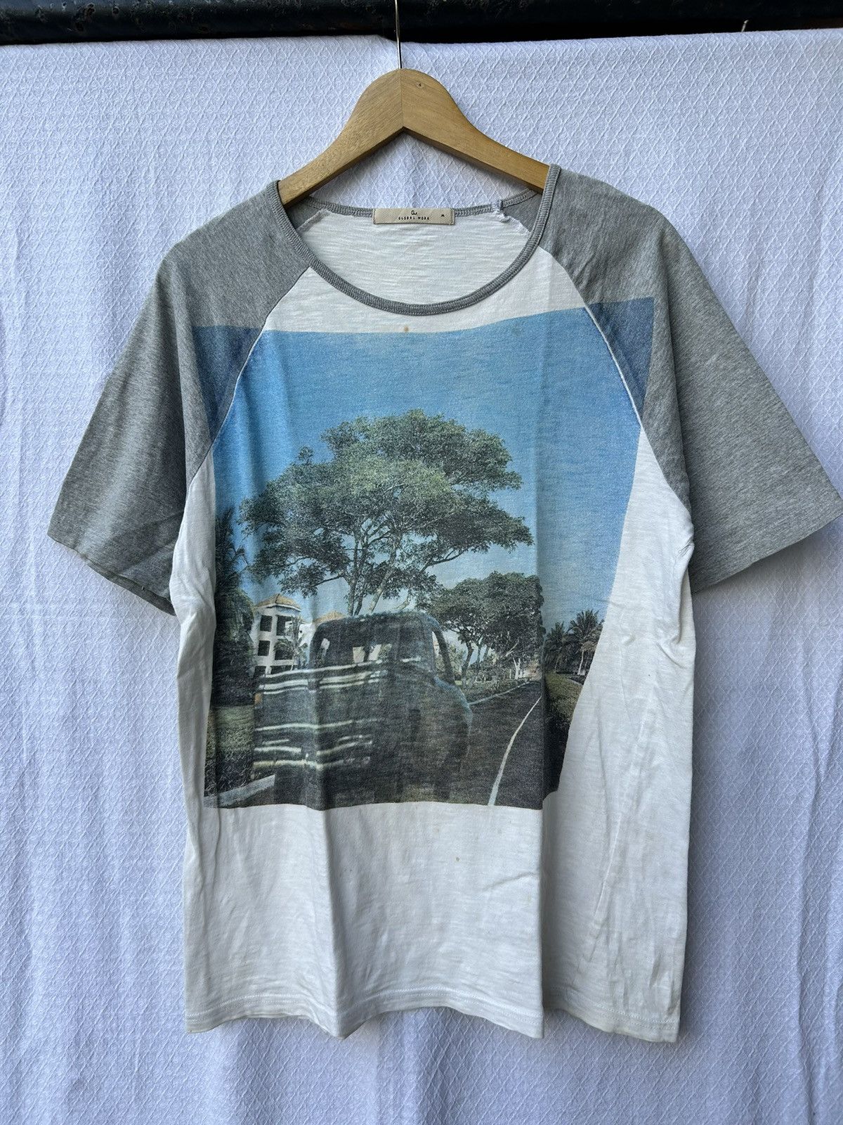 Global work japanese tees