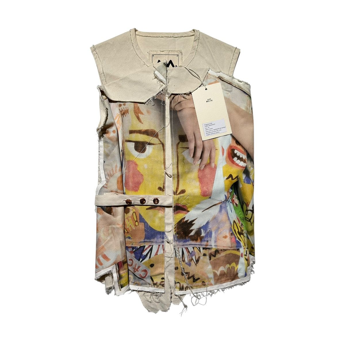 Alex Mullins $795 graphic hugging vest Size US L / EU 52-54 / 3 - 1 Thumbnail