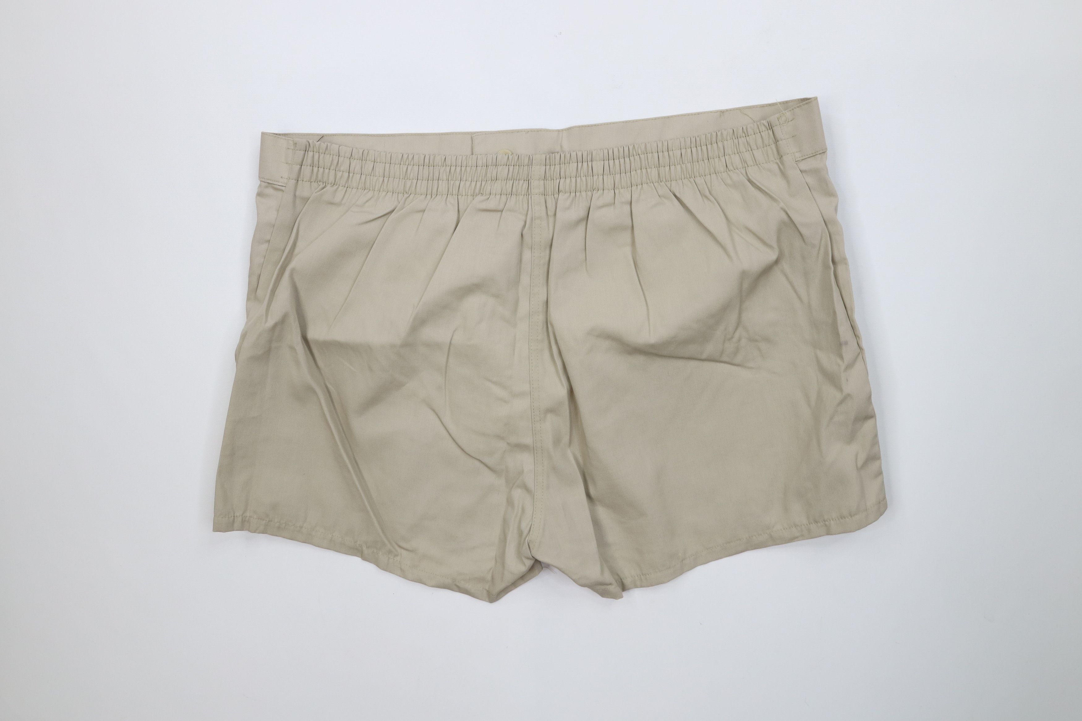 Vintage Deadstock Vintage 70s Streetwear Running Tennis Shorts Beige Size US 40 / EU 56 - 9 Thumbnail