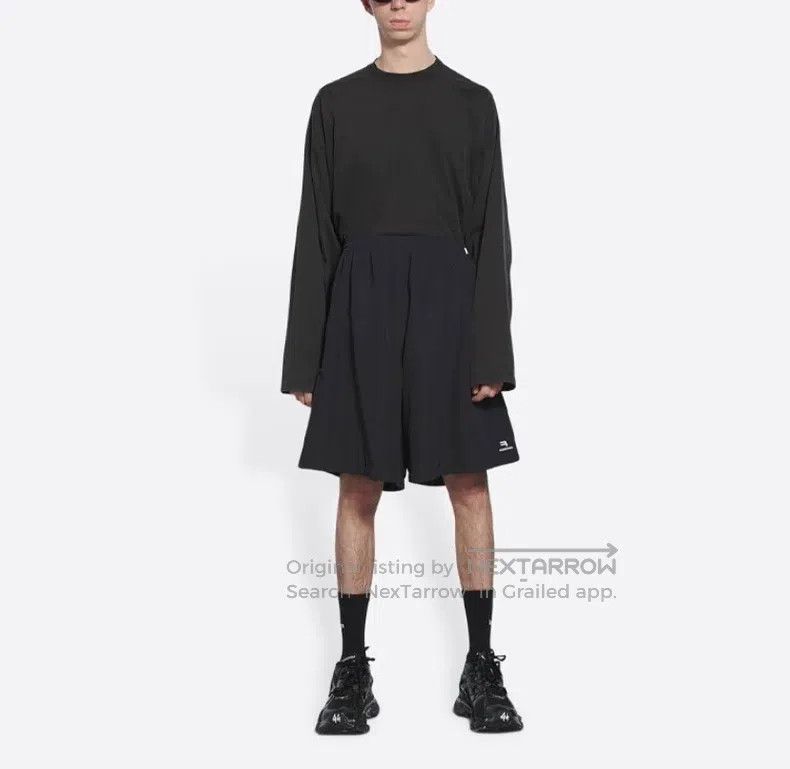 Balenciaga Balenciaga size M Black Side Striped Double Hook Shorts Size US 27 - 4 Thumbnail