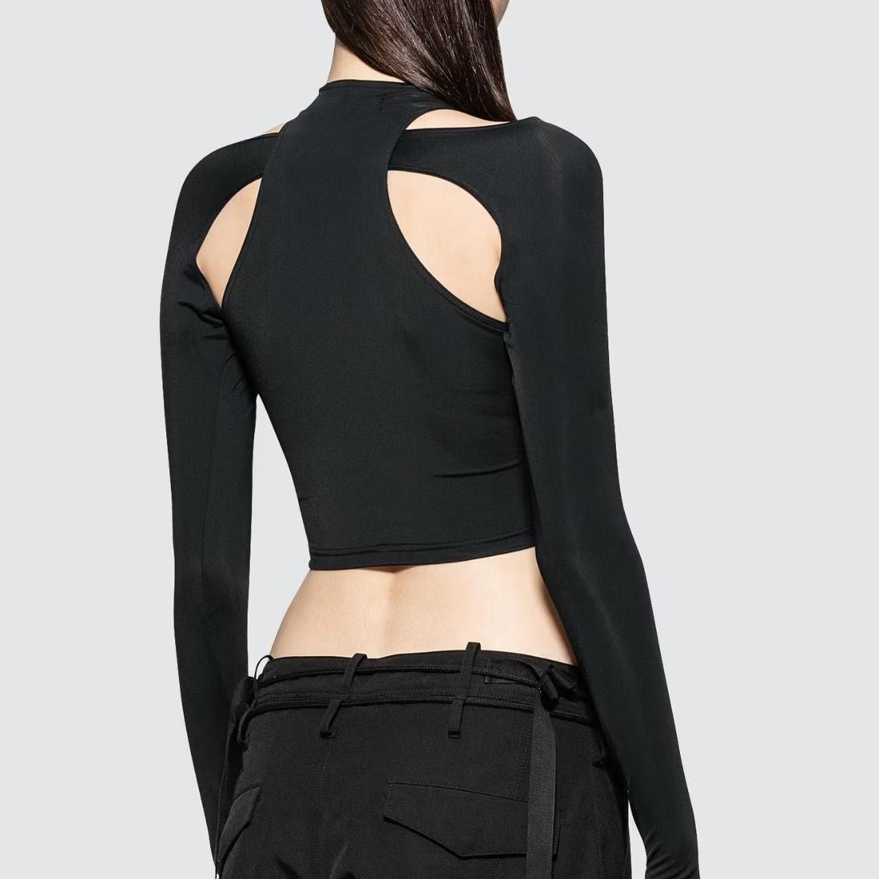 Hyein Seo Hyein Seo Jersey Racer Top w/ Sleeves Size XS / US 0-2 / IT 36-38 - 5 Thumbnail