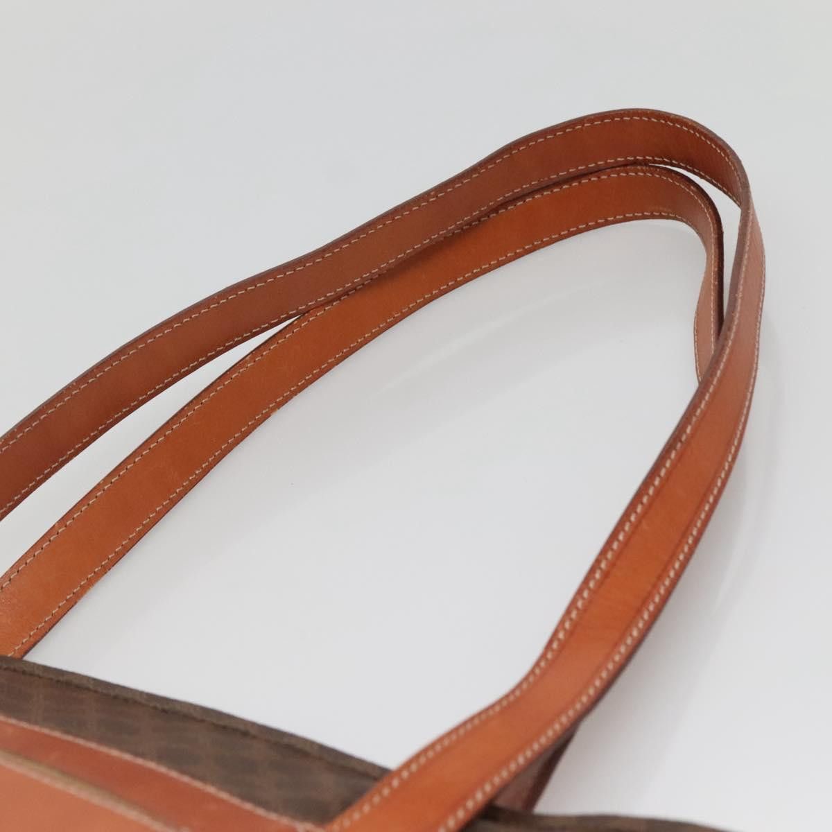 Celine CELINE Macadam Canvas Tote Bag Pvc Leather Brown Gold Size ONE SIZE - 8 Thumbnail